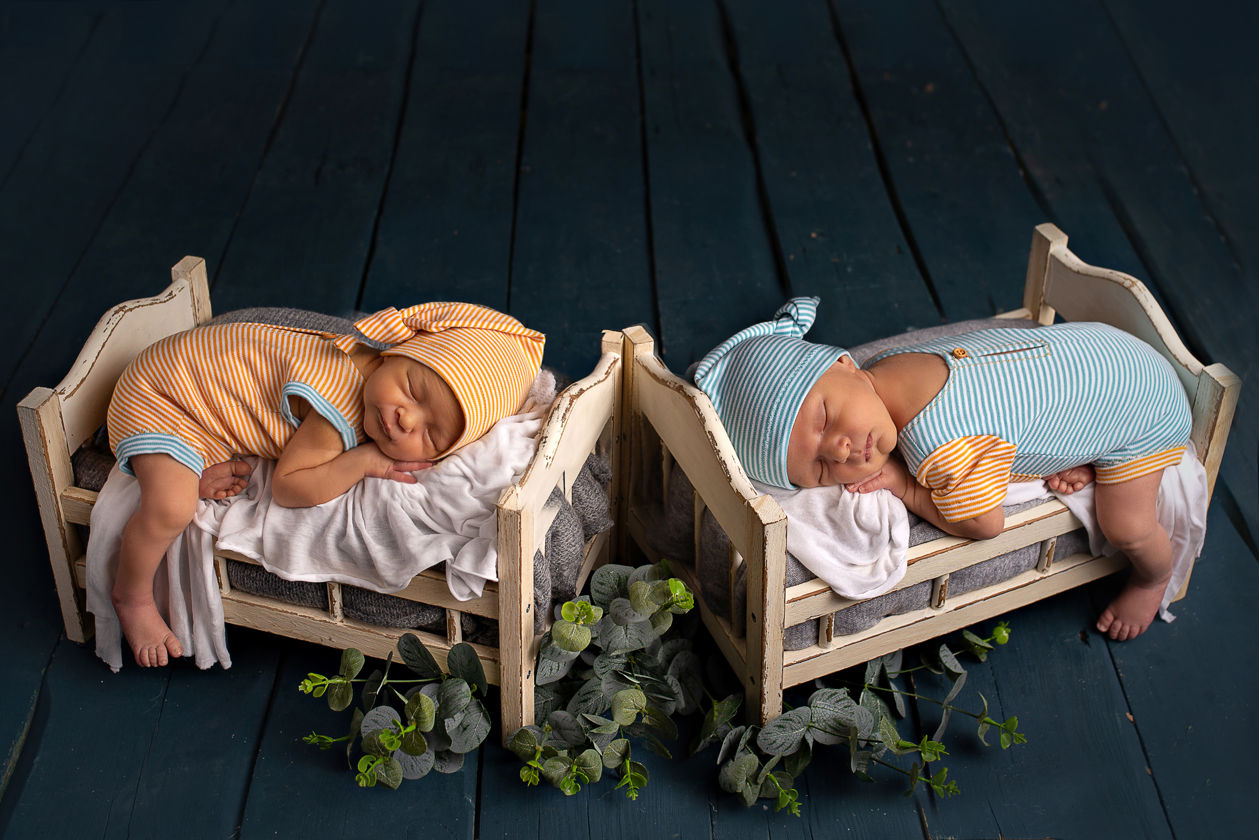 Двойняшки. Фотограф новорожденных и детей до года в Челябинске Иванова Елена