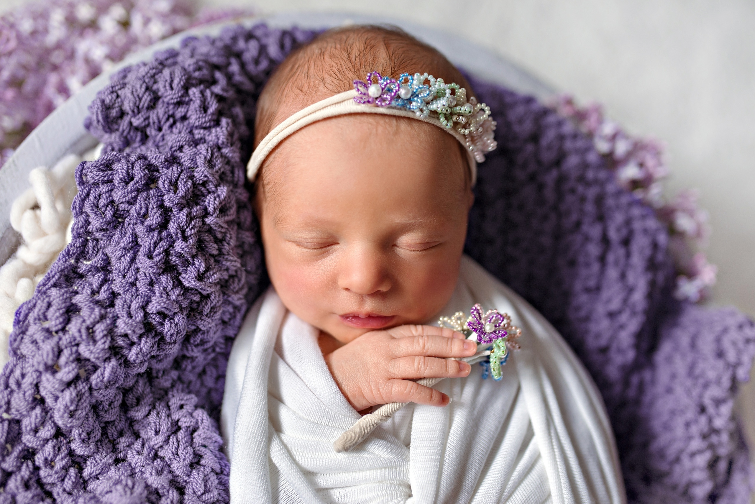 Новорожденные девочки. Фотограф новорожденных и детей до года в Челябинске Иванова Елена