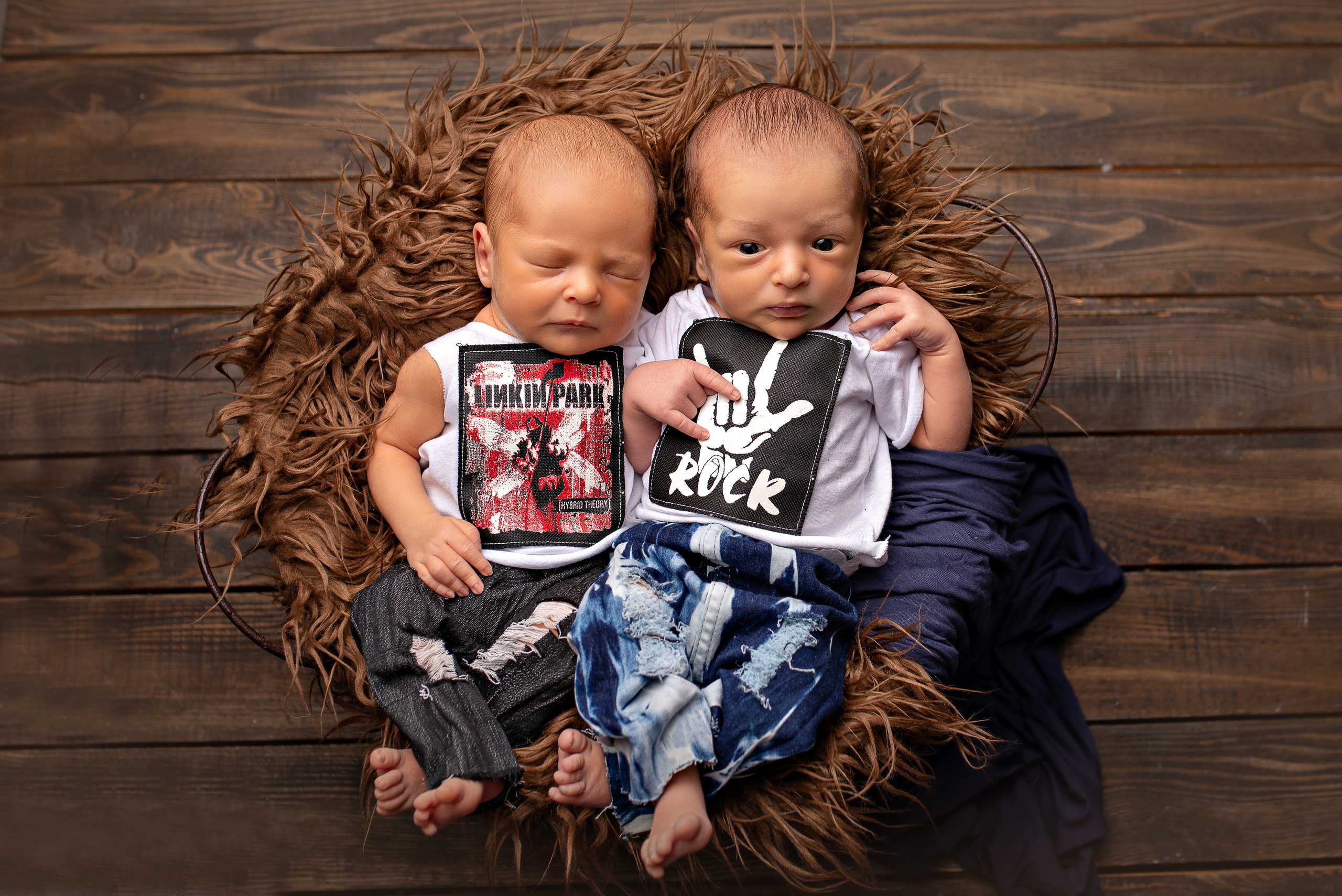 Двойняшки. Фотограф новорожденных и детей до года в Челябинске Иванова Елена