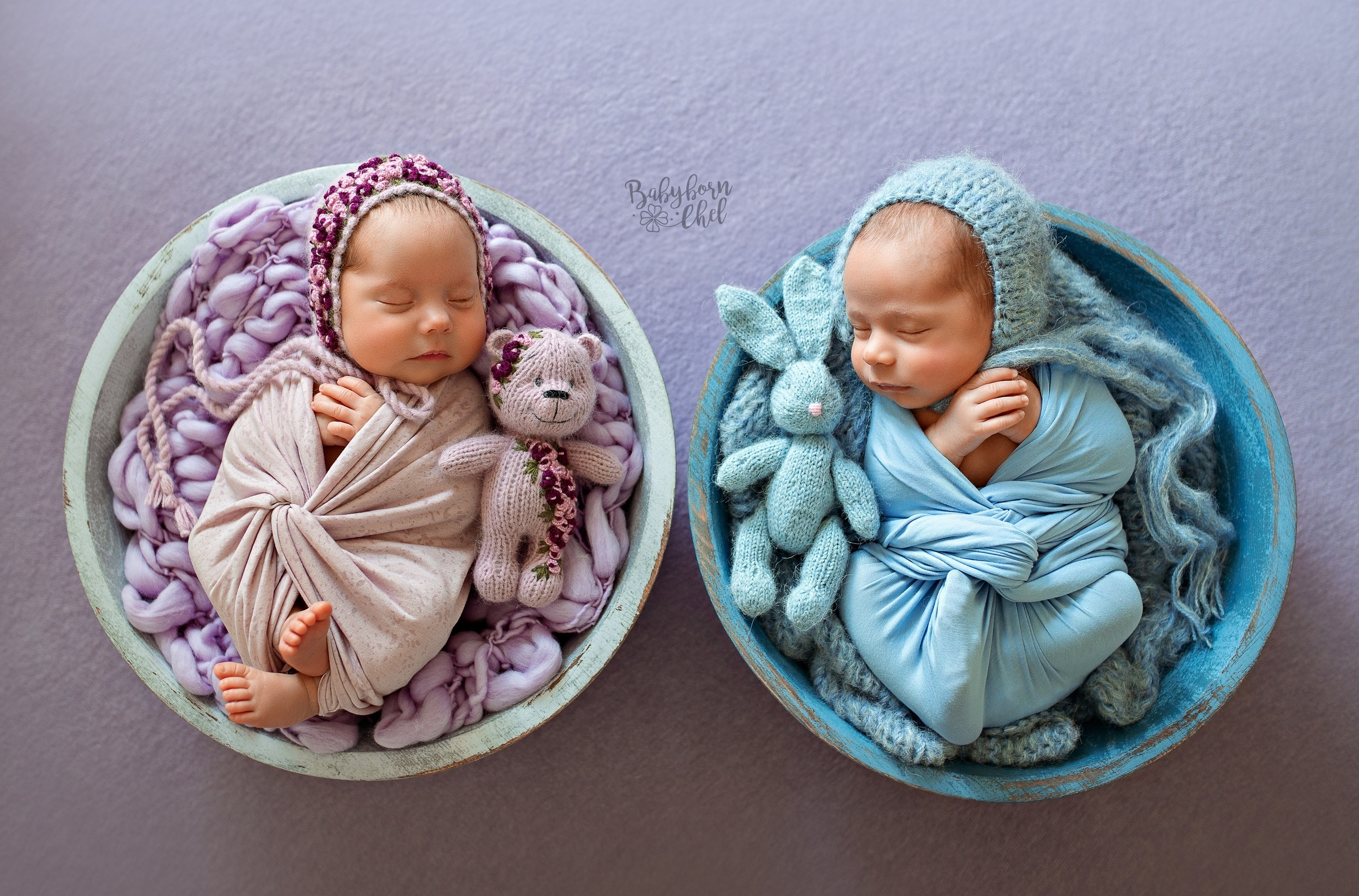 Двойняшки. Фотограф новорожденных и детей до года в Челябинске Иванова Елена