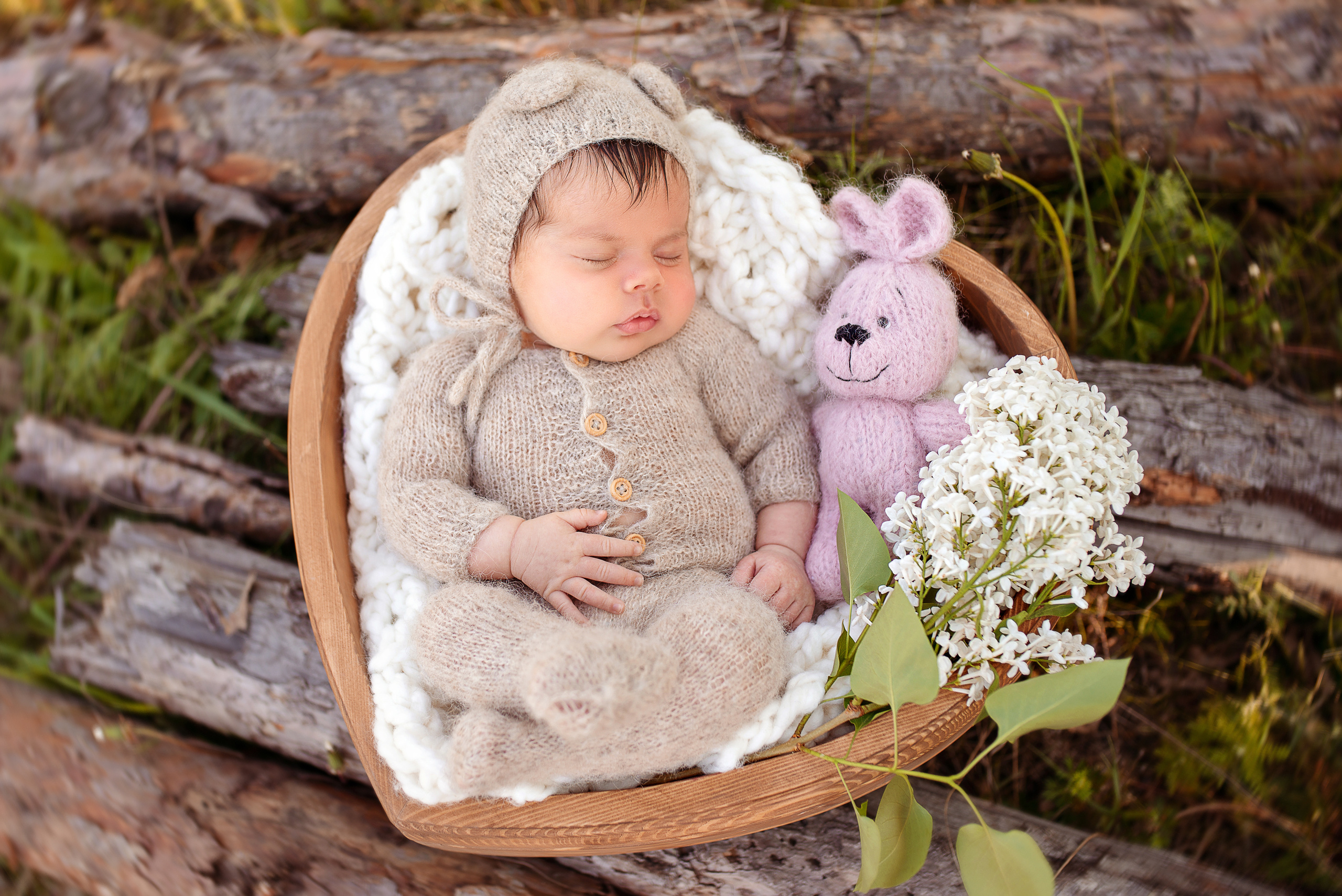 Новорожденные девочки. Фотограф новорожденных и детей до года в Челябинске Иванова Елена