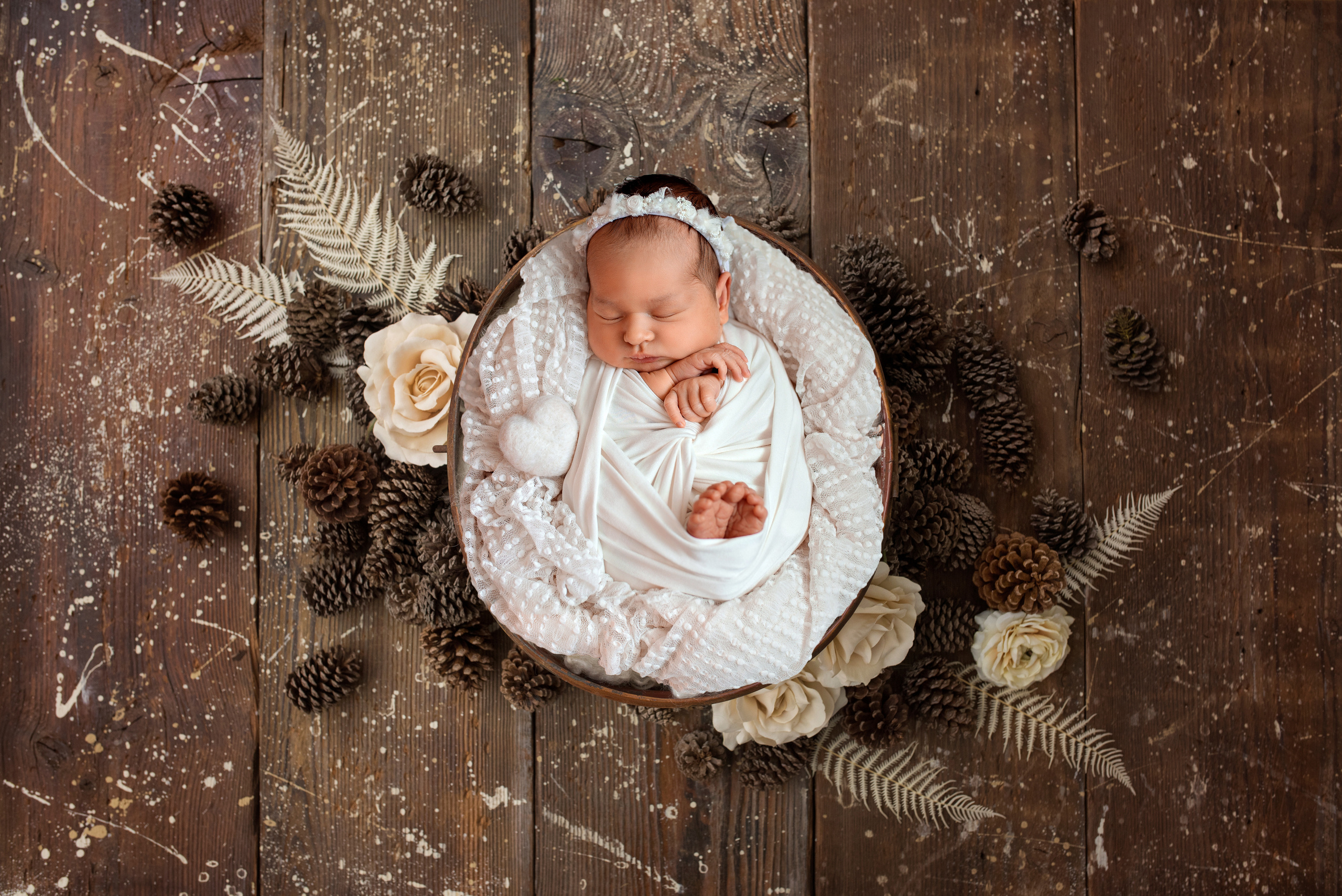 Новорожденные девочки. Фотограф новорожденных и детей до года в Челябинске Иванова Елена