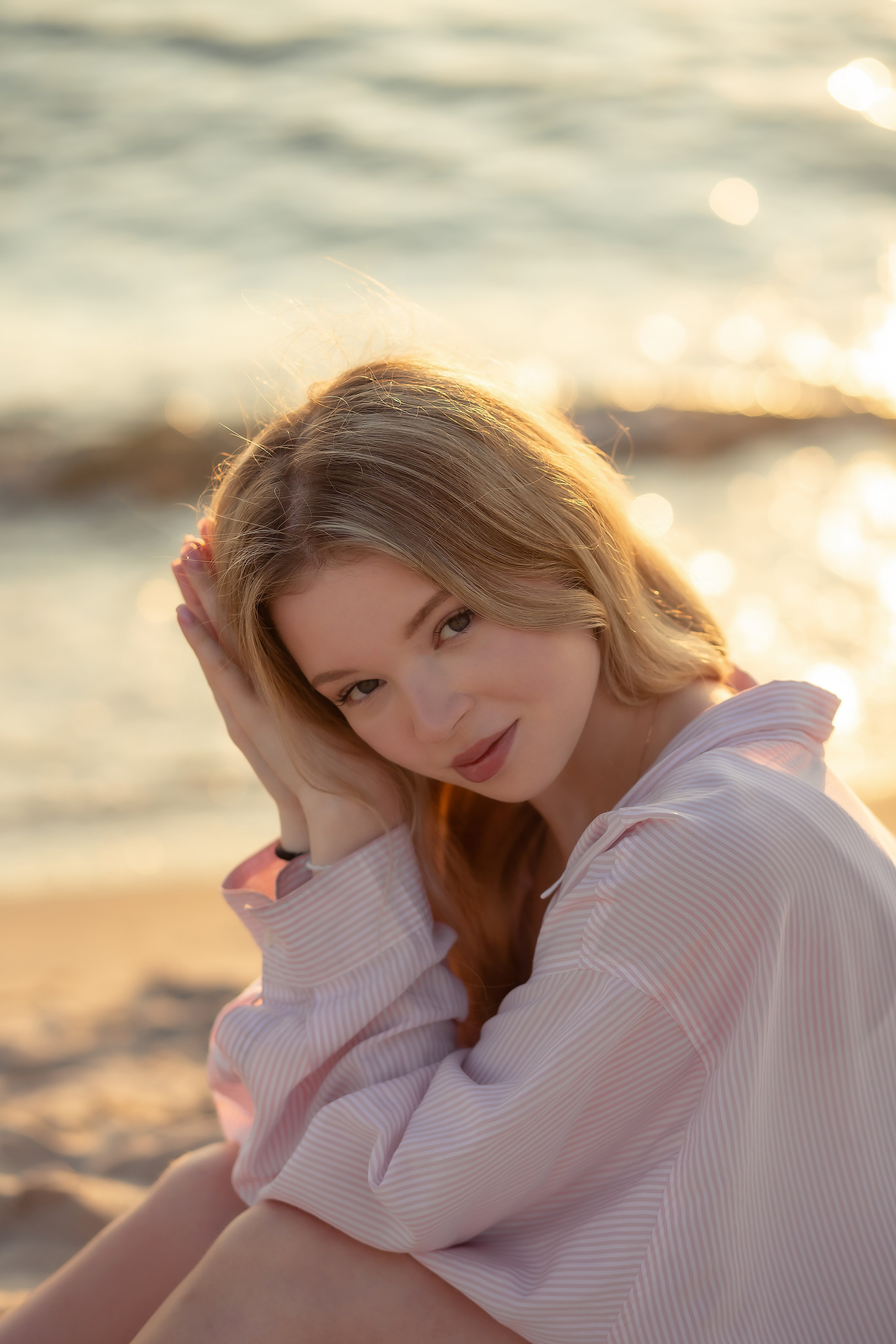 Екатерина и Антон. На закате. Фотограф в Калининграде Решетникова Алина