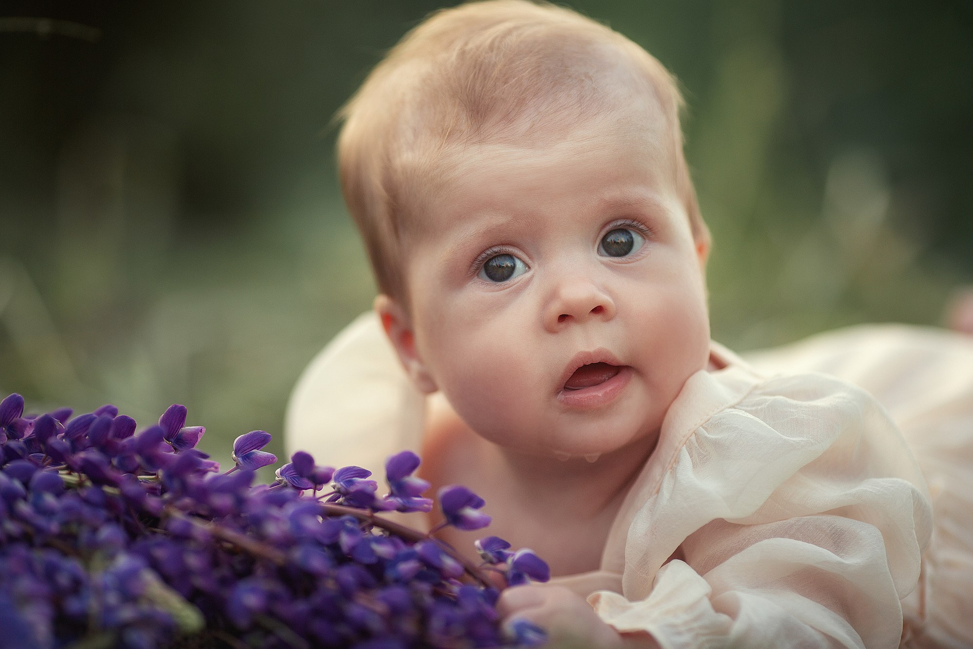 Красивая семейная съемка в люпиновом поле. Tatyana Nadezhdina Family photographer