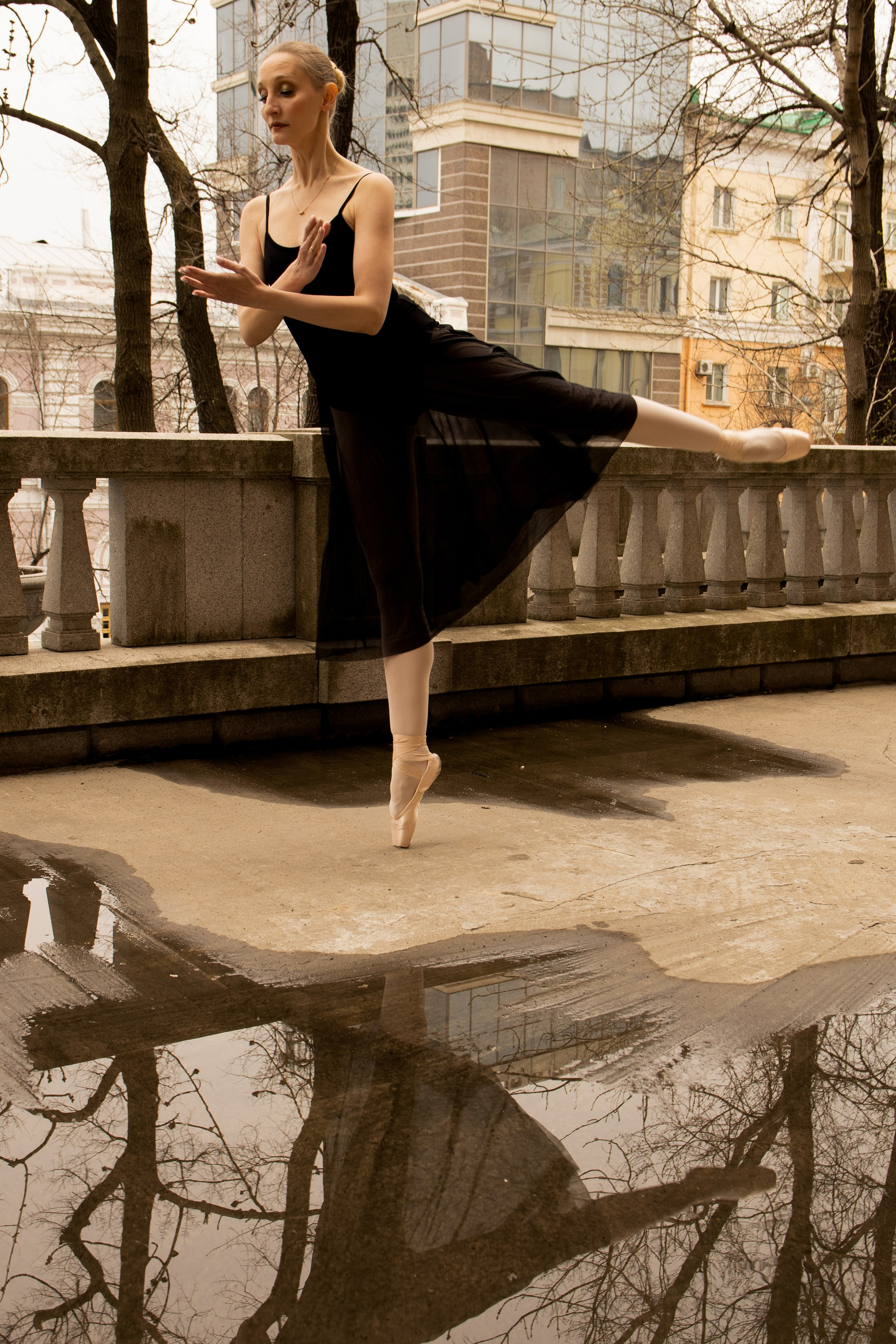 Балерина в городе. Фотограф Владивосток