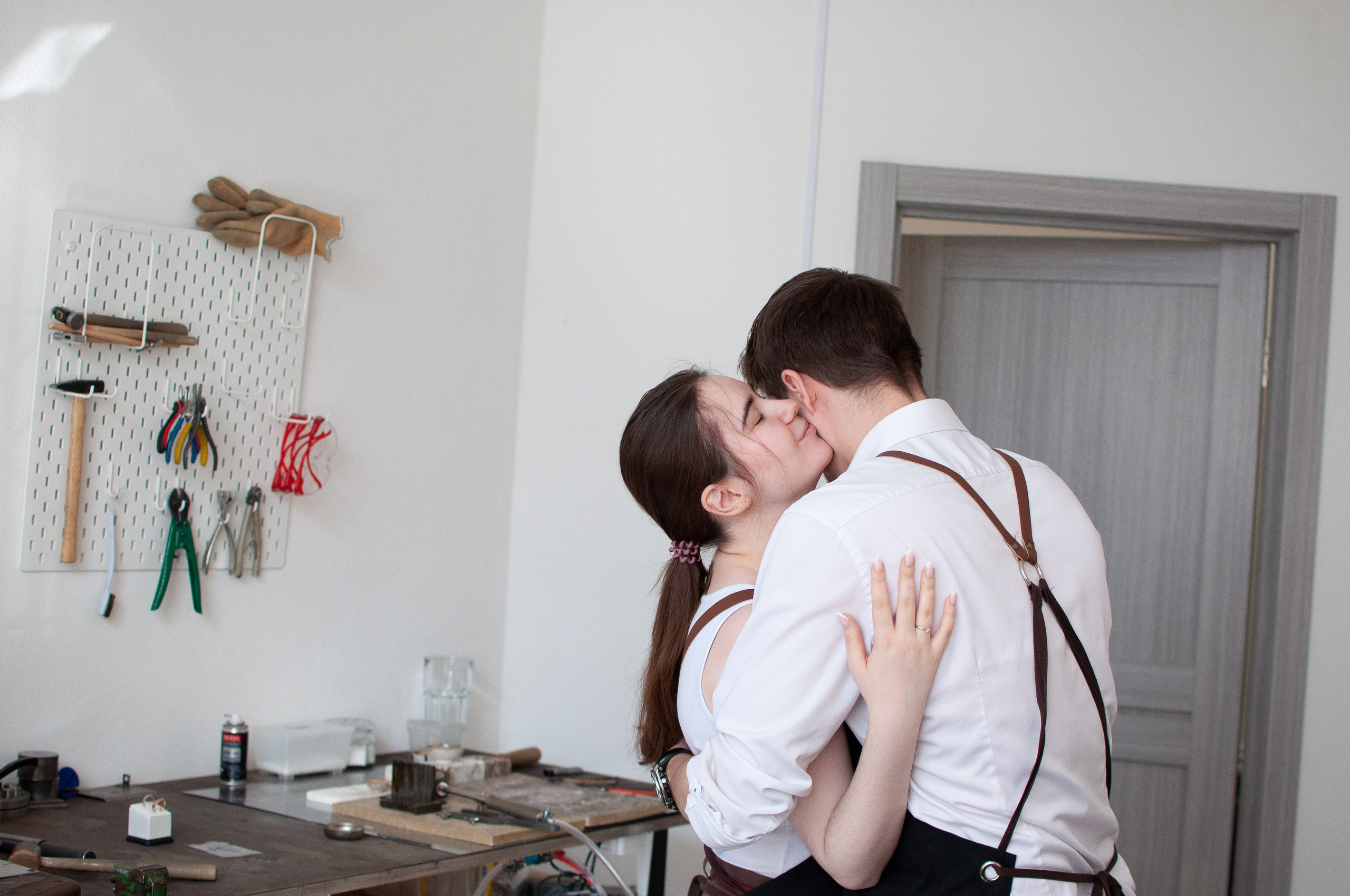 В мастерской. Фотограф Тюмень Александра Звягинцева