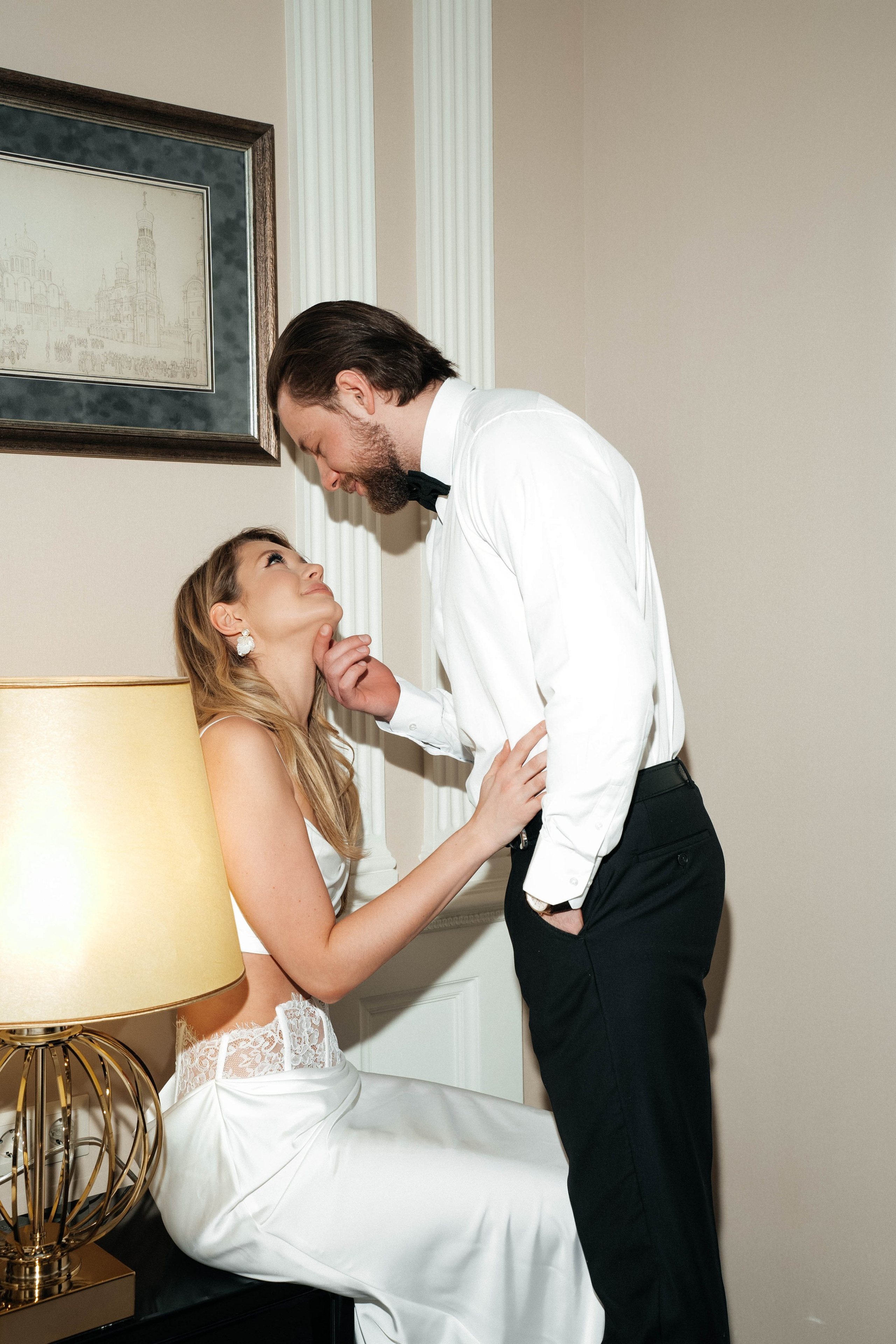 Алексей и Анастасия, творческая съемка в отеле Амбассадор. Свадебный фотограф Москва Александра Аверкова