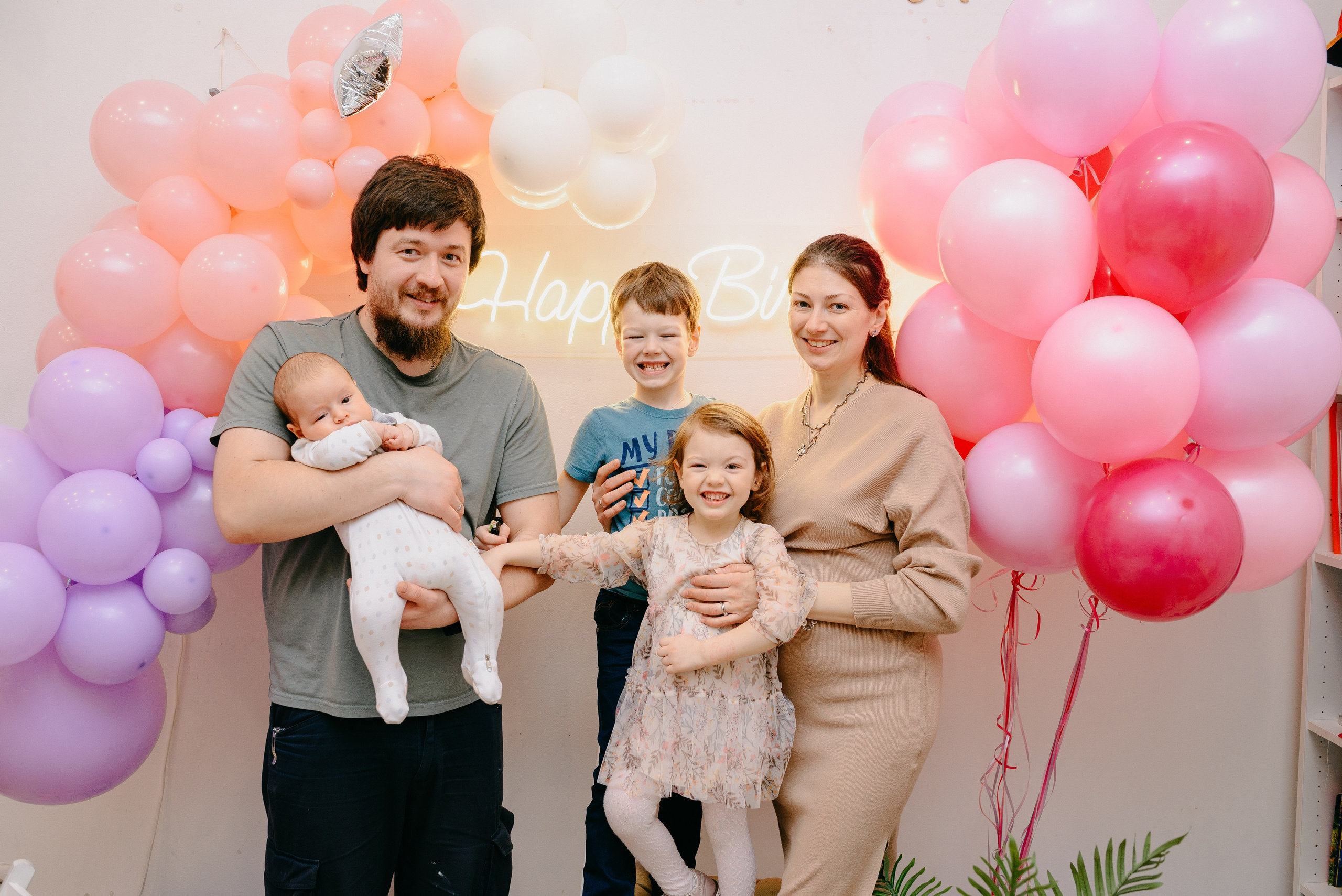 День рождения Марфы. Фотограф на выписку из роддома в Москве и МО