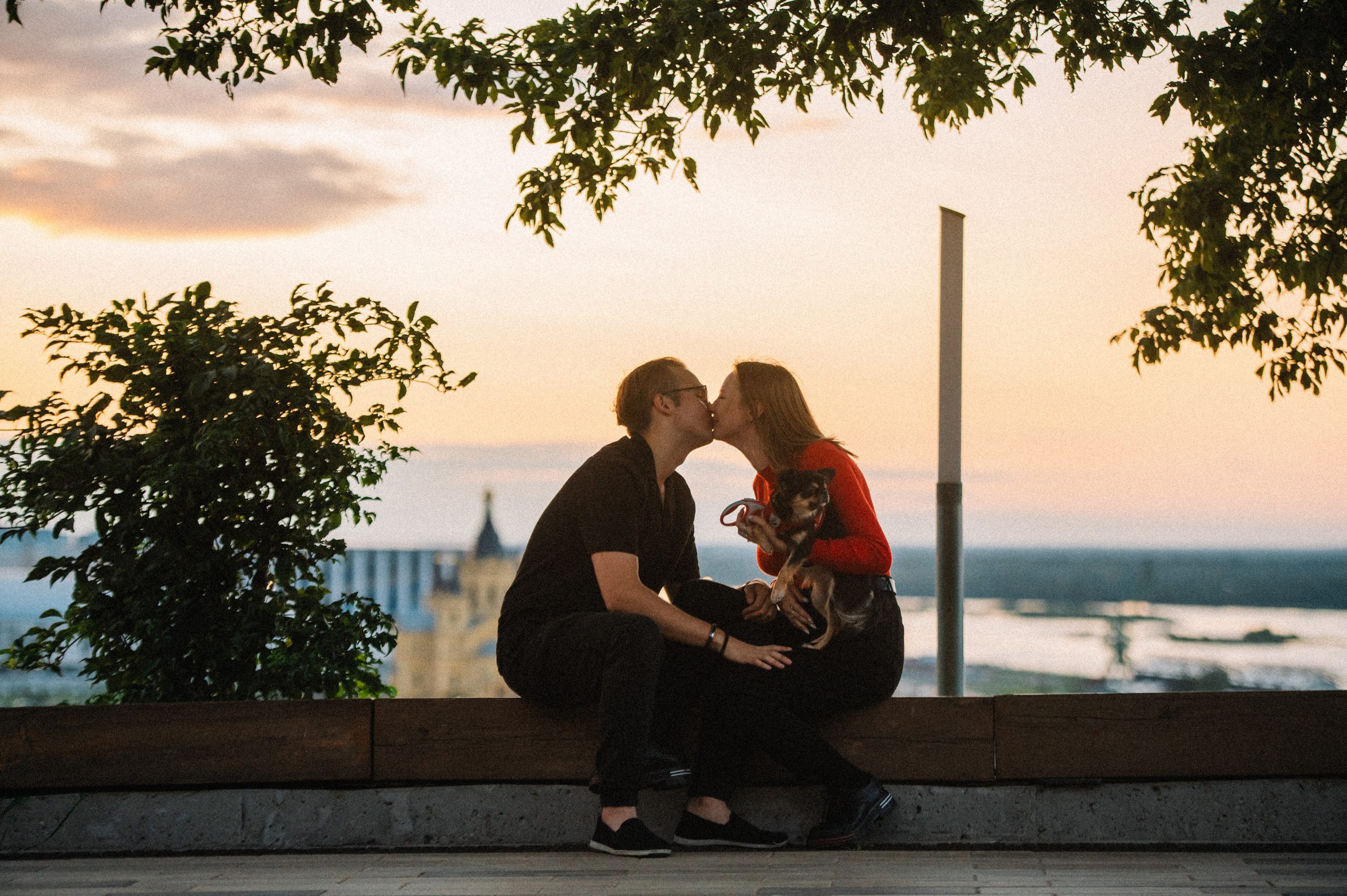 Лера, Илья и чихуахуа Наоми (Нижний Новгород, 2024). Анна Пушина, фотограф, Москва, Королев, Пушкино