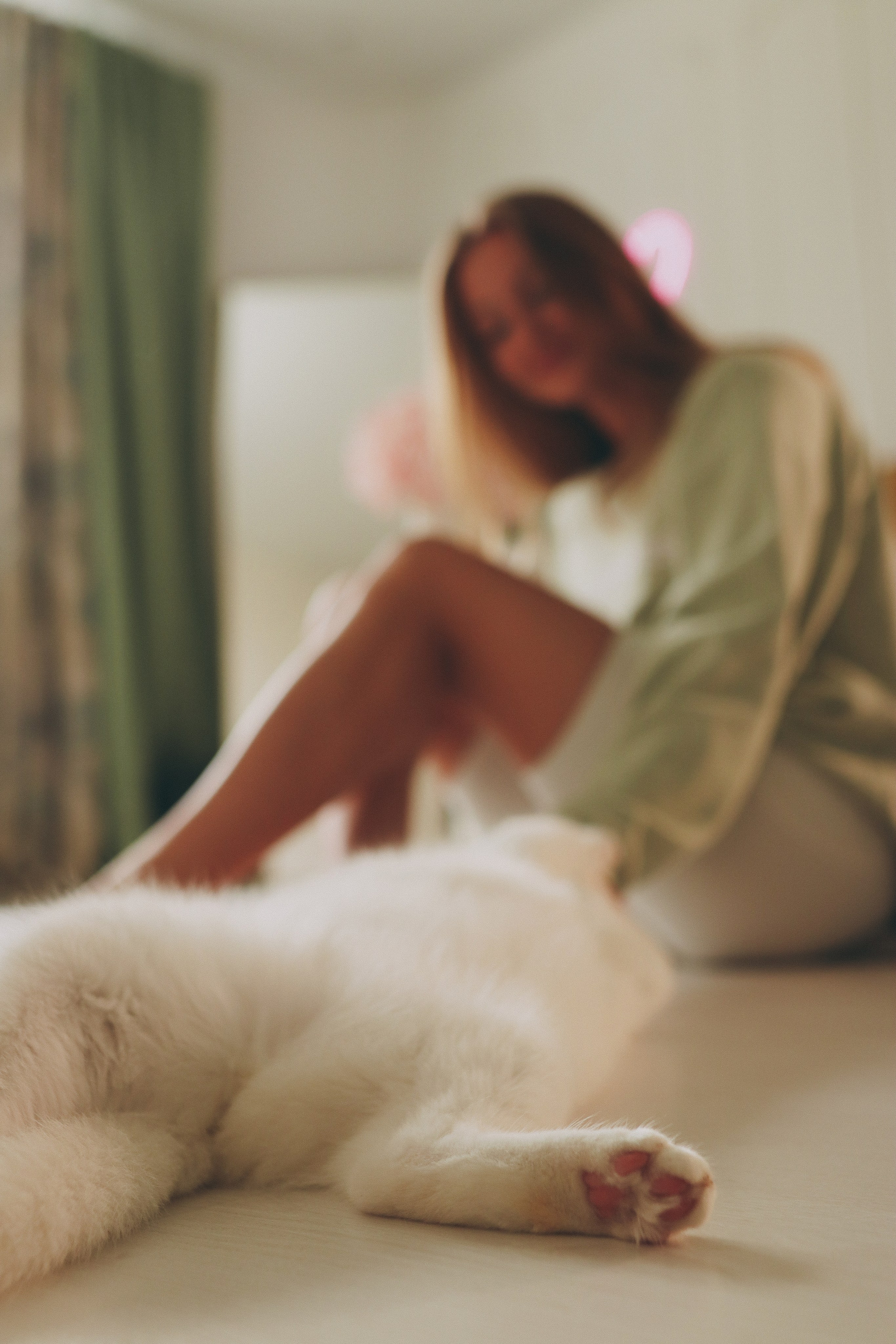 Фотосъёмка Ани и Оливки дома. Фотограф Самара Лена Мандарин