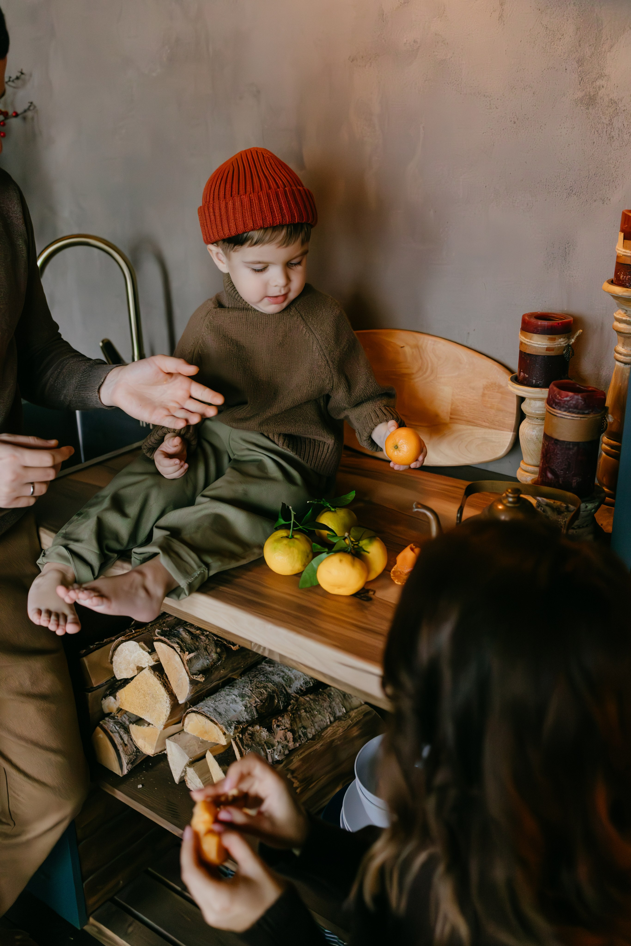Волшебство и мандарины. История для Максима. Семейный и детский фотограф в Санкт-Петербурге — Лаврова Ольга