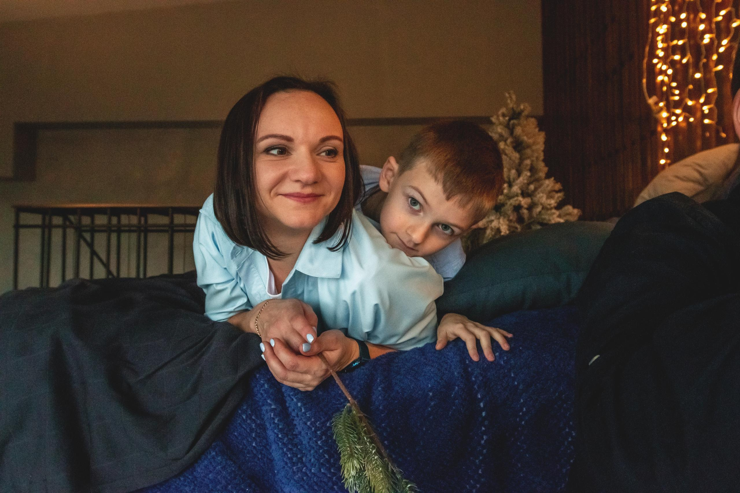 Фотосессия в студии Новогодняя. Семейный, Детский, Репортажный фотограф в Санкт-Петербурге Погодина Лю