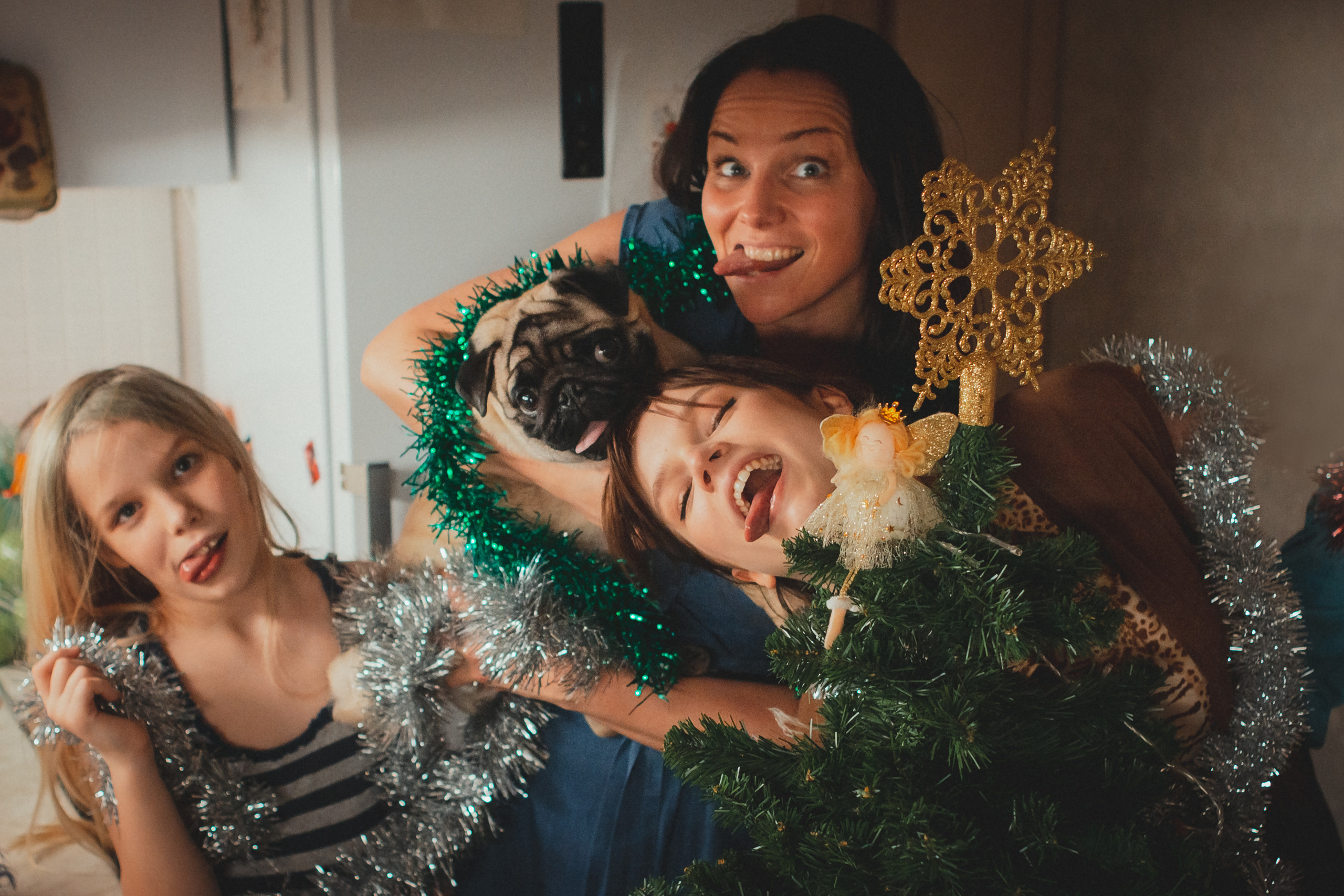 Семейная Домашняя фотосессия Новый Год. Семейный, Детский, Репортажный фотограф в Санкт-Петербурге Погодина Лю