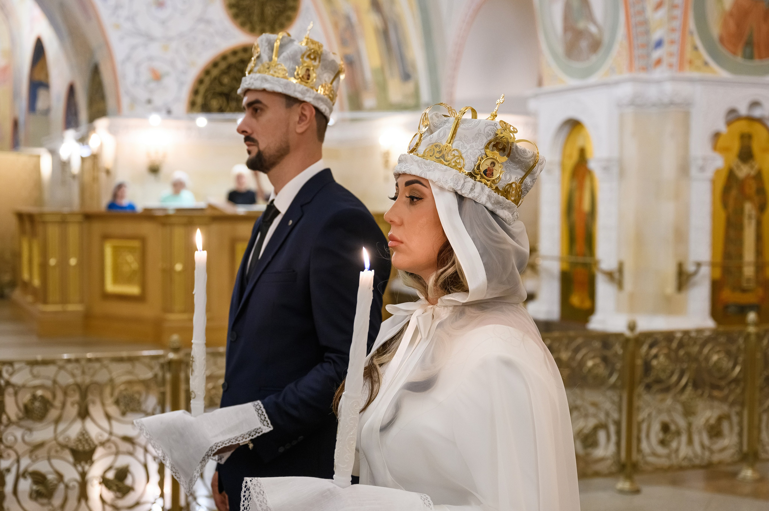 Свадьба Венчание Храм Христа Спасителя. Свадебный фотограф Москва Юрий Кульман