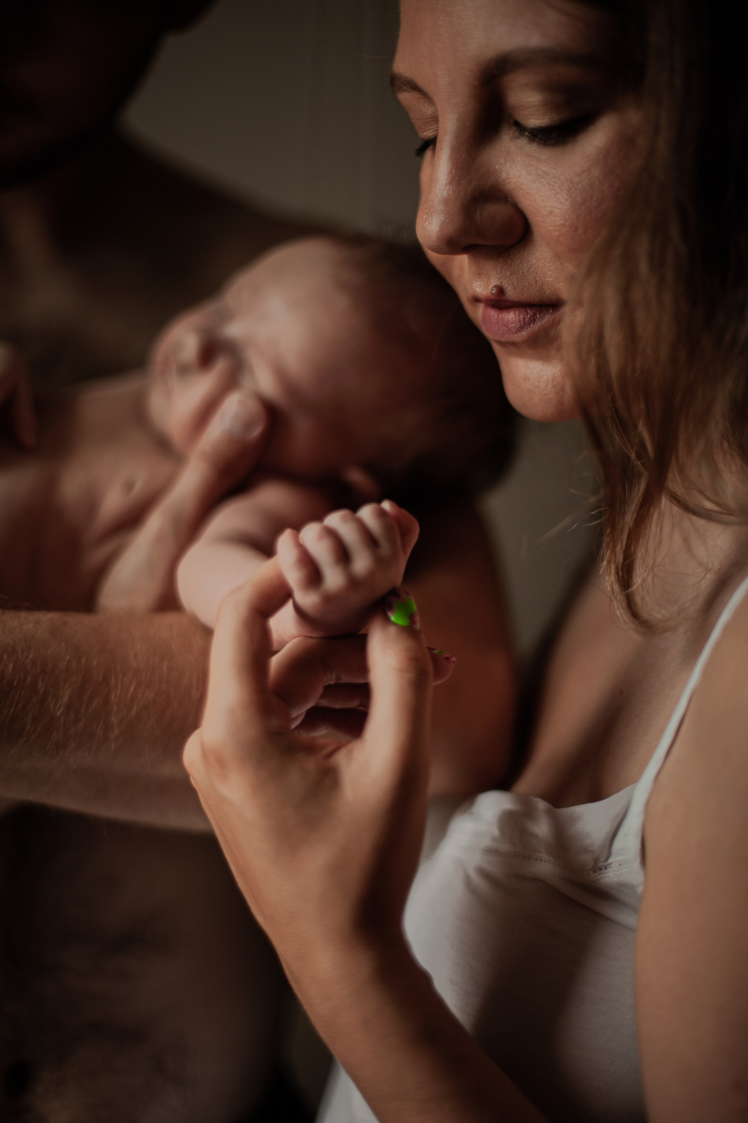 Мария, фотосессия с новорожденной дочкой. Фотограф Наталья Яковлева, Санкт-Петербург. Семьи, ньюборн, крещения