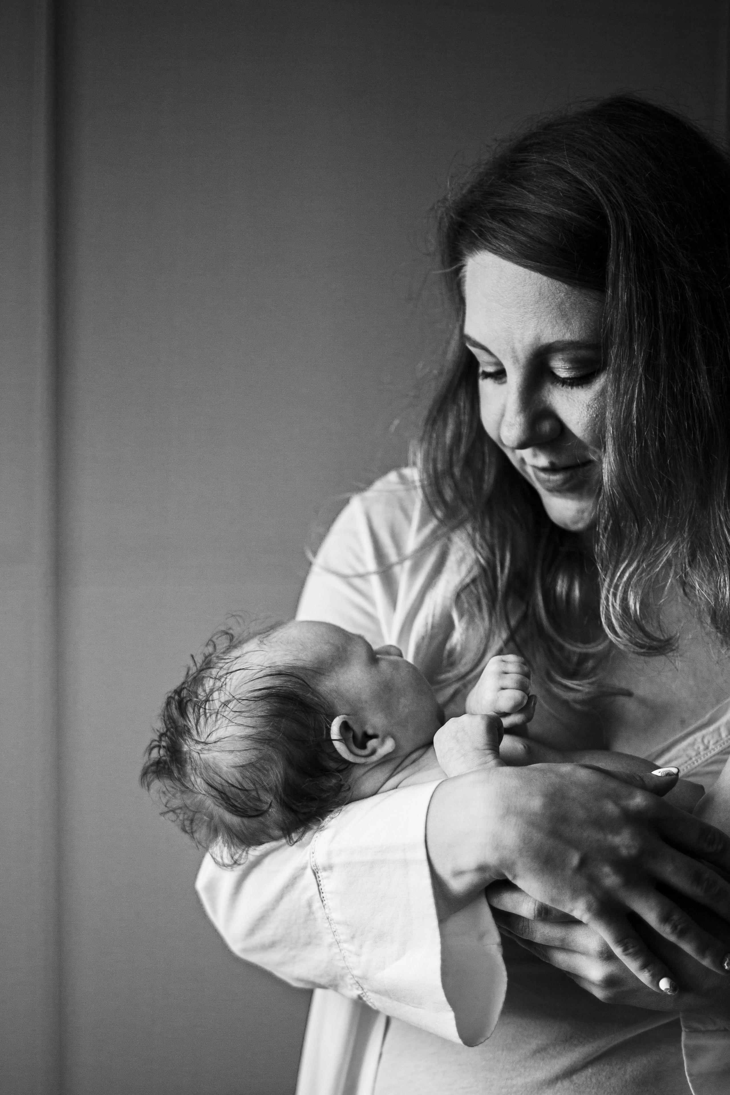 Мария, фотосессия с новорожденной дочкой. Фотограф Наталья Яковлева, Санкт-Петербург. Семьи, ньюборн, крещения