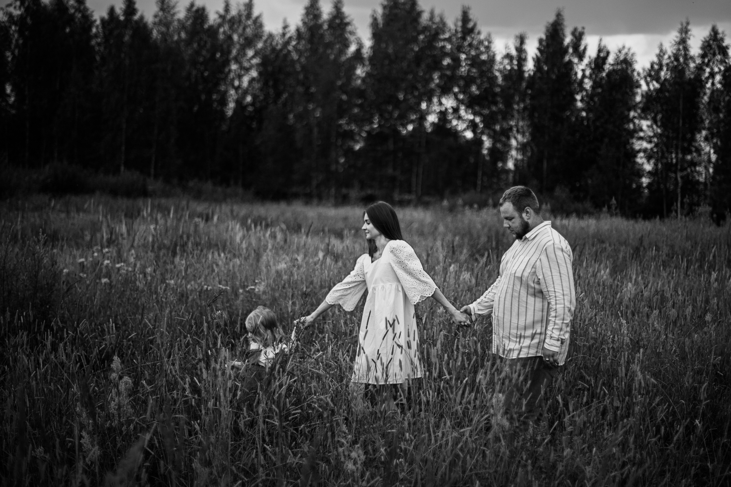 Фотосессия в цветущем поле. Фотограф Наталья Яковлева, Санкт-Петербург. Семьи, ньюборн, крещения