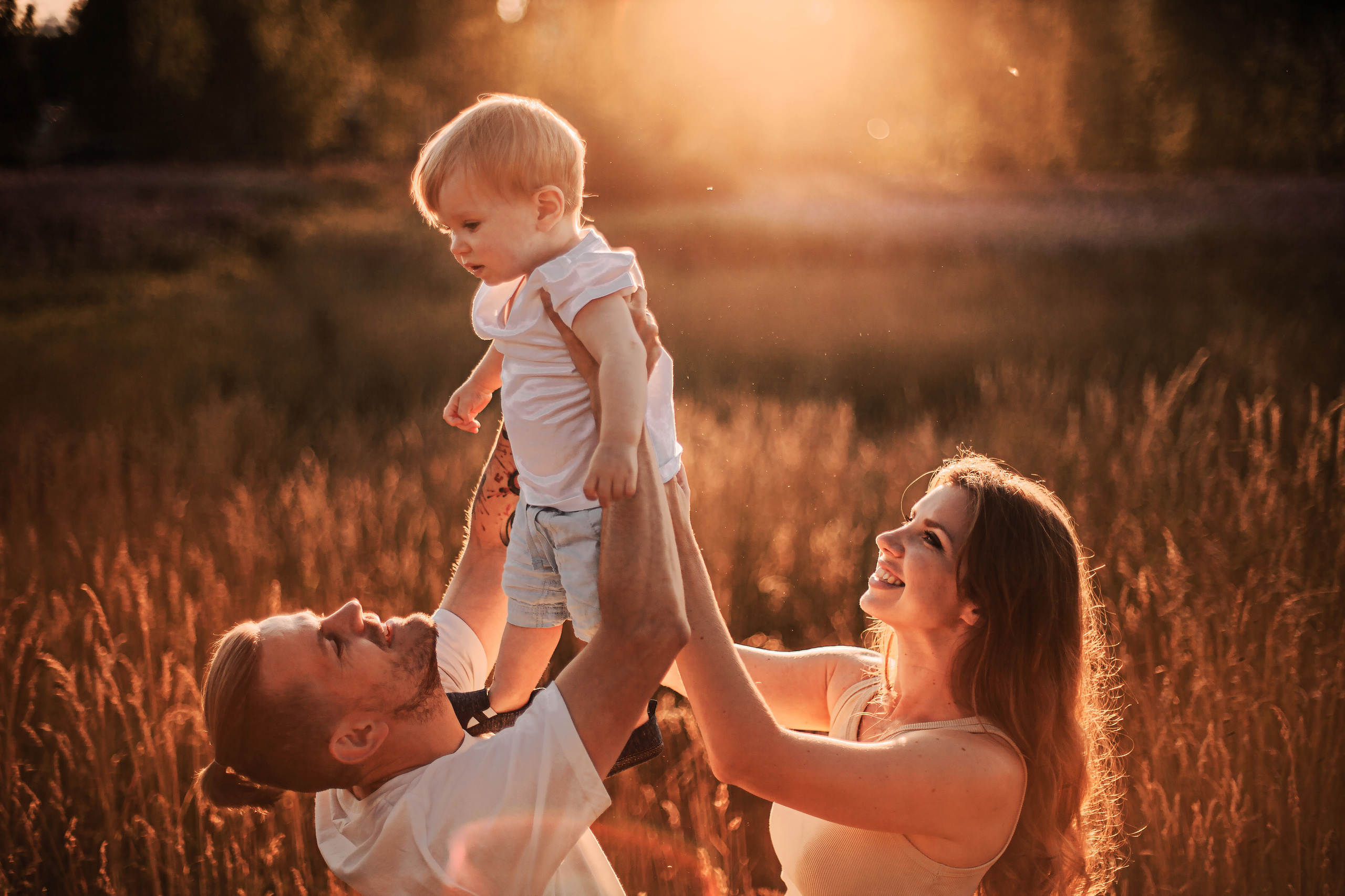 Съемка в поле. Фотограф Наталья Яковлева, Санкт-Петербург. Семьи, ньюборн, крещения