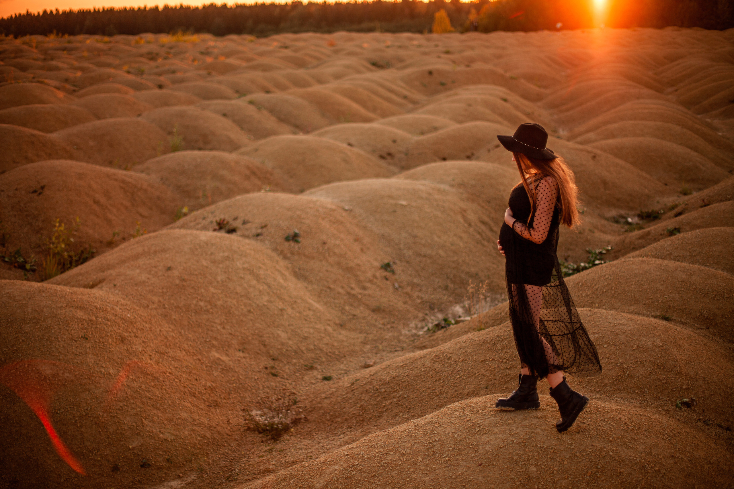 В ожидании малыша на Борницком карьере. Фотограф Наталья Яковлева, Санкт-Петербург. Семьи, ньюборн, крещения