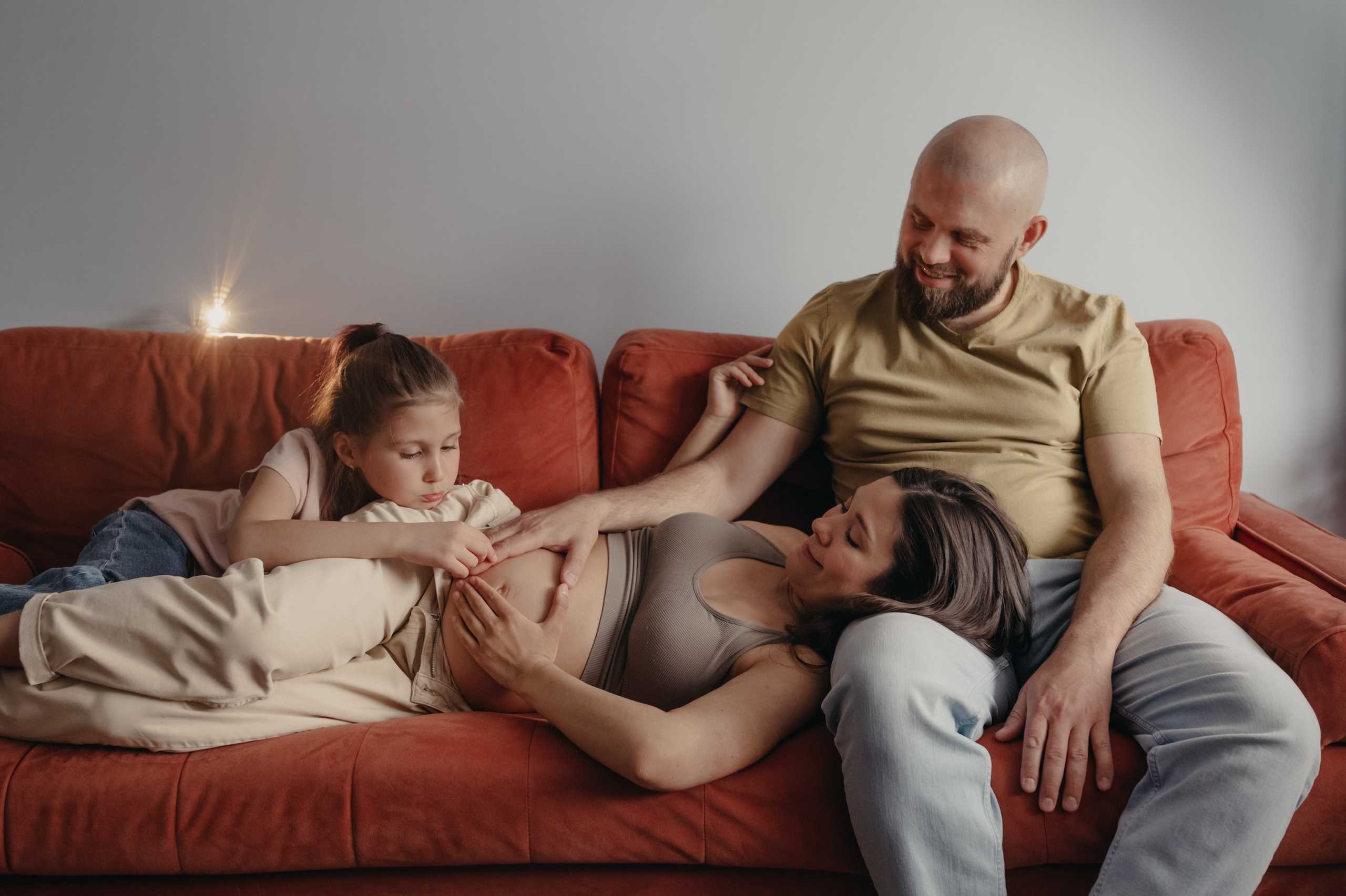 Иван, Даша и Маша в ожидании). Фотограф Горбенко Анна