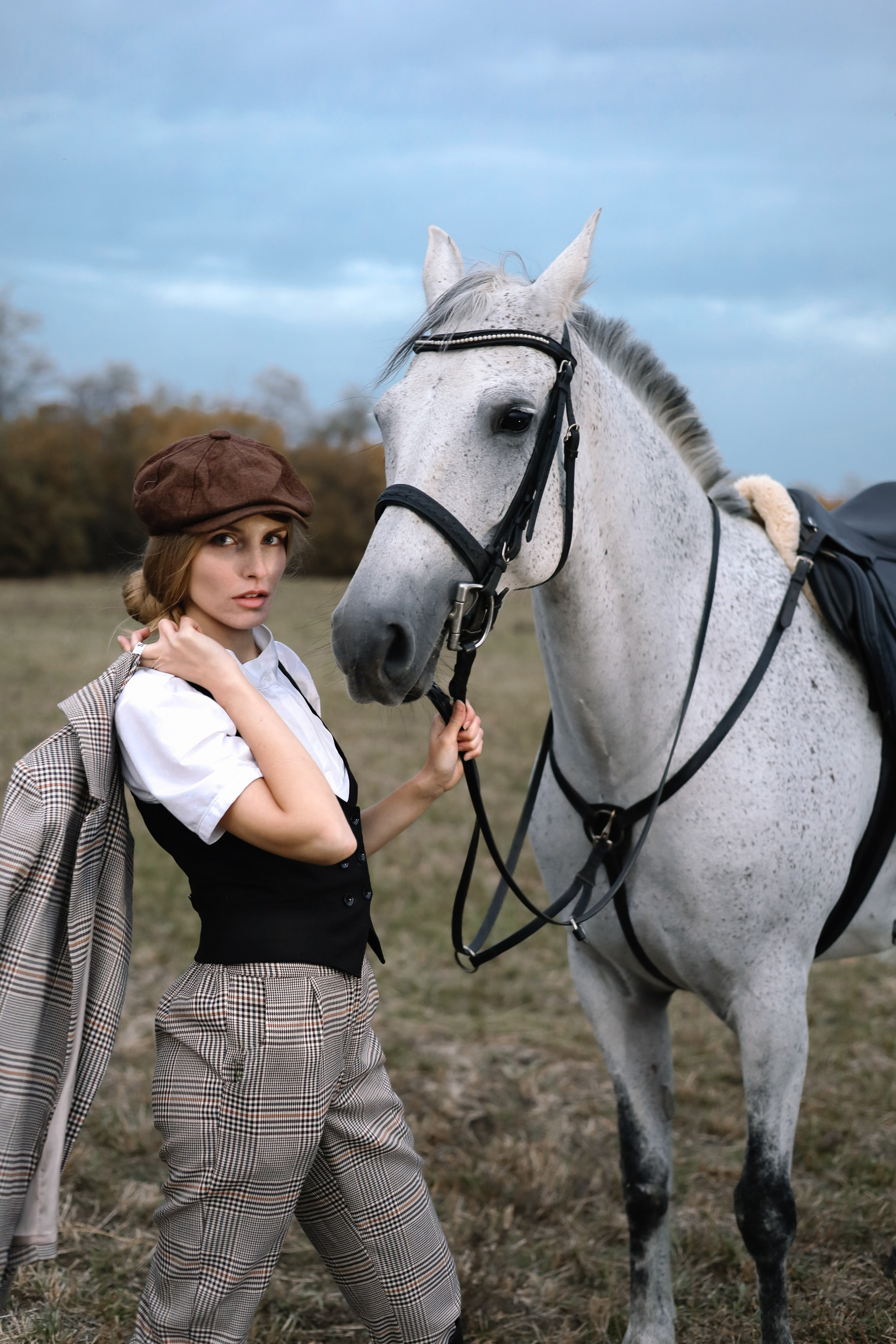 Фотопроект «Охота» с лошадью Куклой. Семейный и конный фотограф в Краснодарском крае и Адыгее