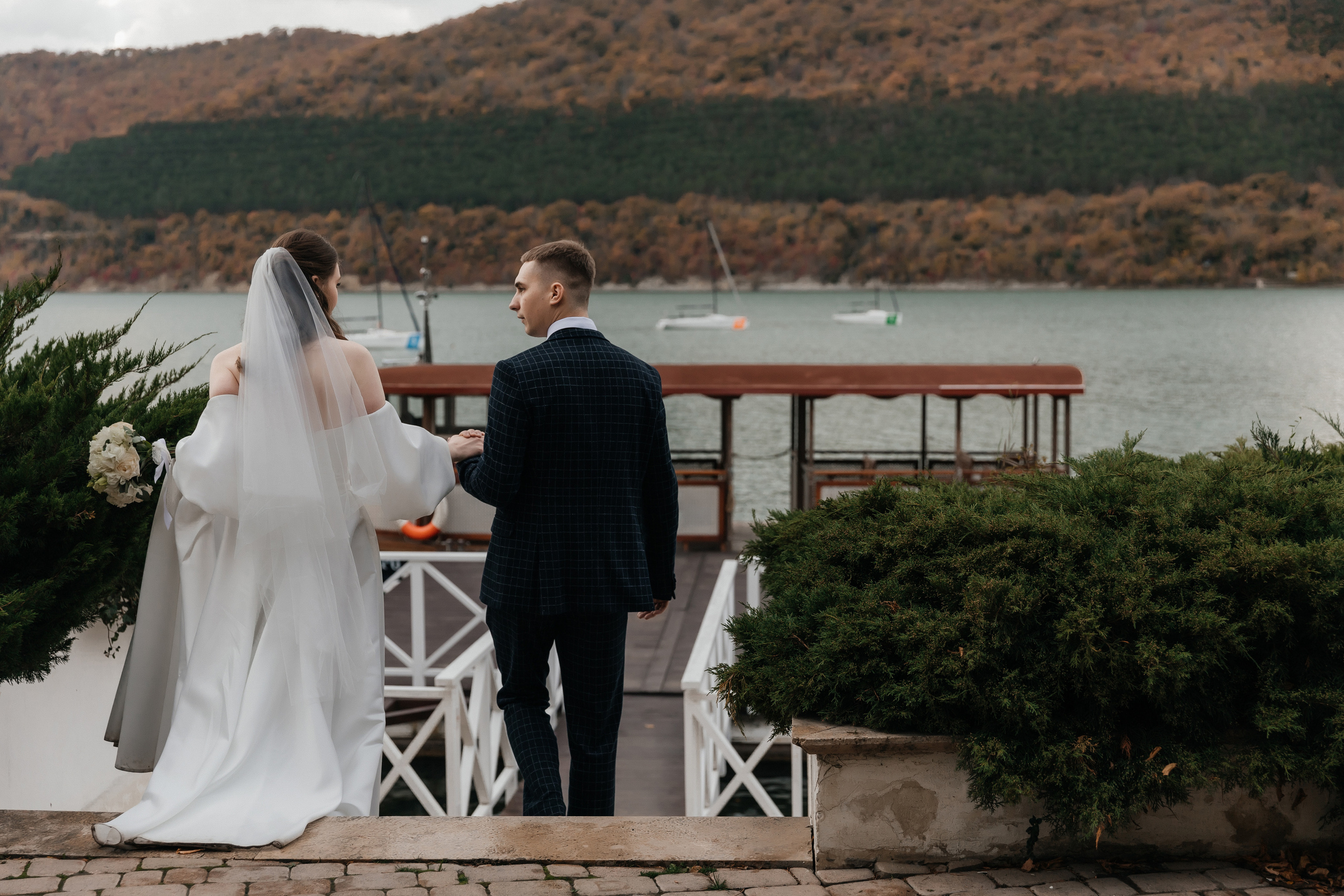 Свадебная прогулка Николай и Анастасия. Свадебный и семейный фотограф Стампель Анастасия г. Новороссийск