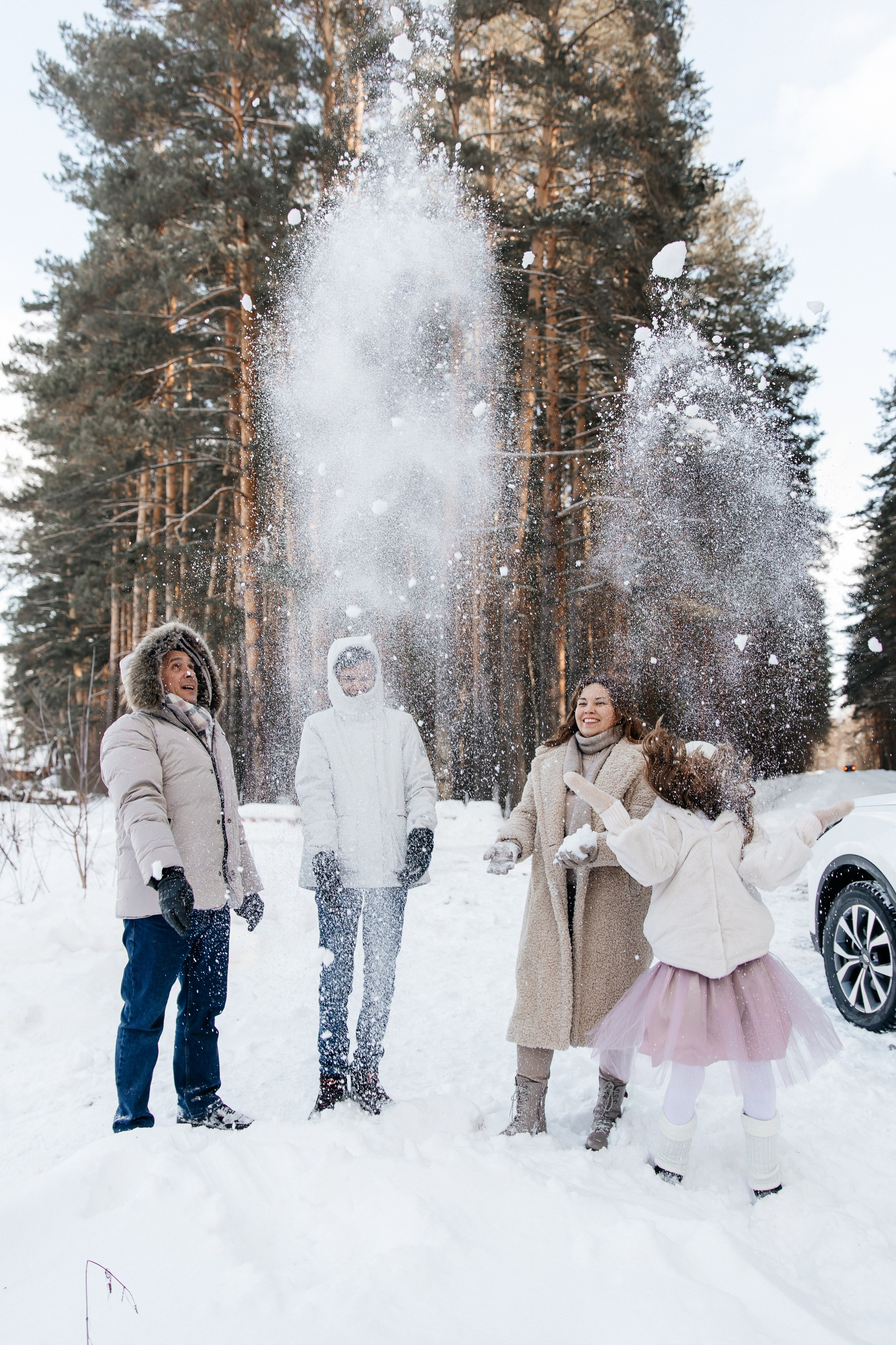 Зимняя прогулка. Свадебный и семейный фотограф у Уфе Евгения Сазонова