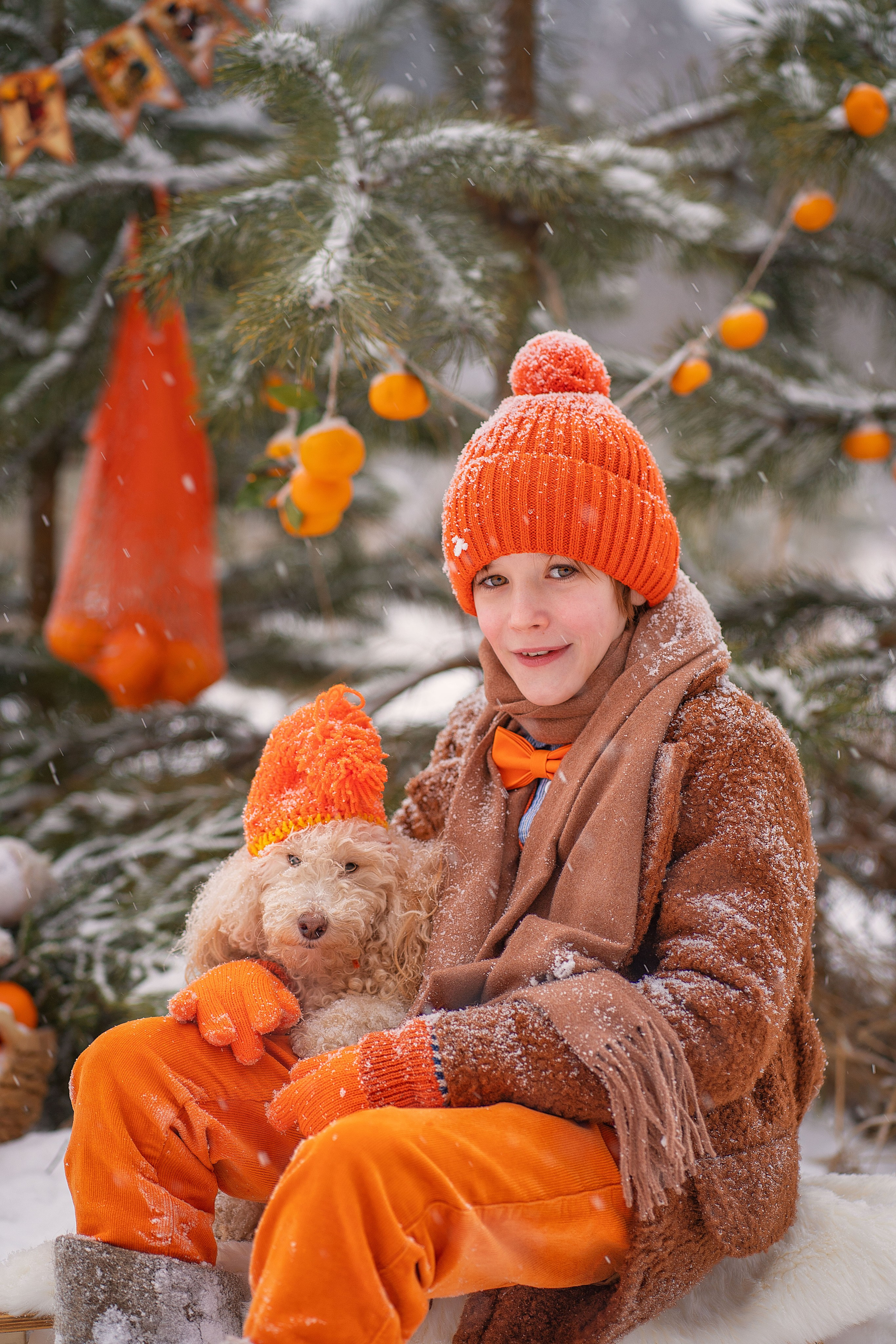 Детские новогодние и рождественские фотоистории. Детский и семейный фотограф в Москве и Подмосковье Настя Наумова