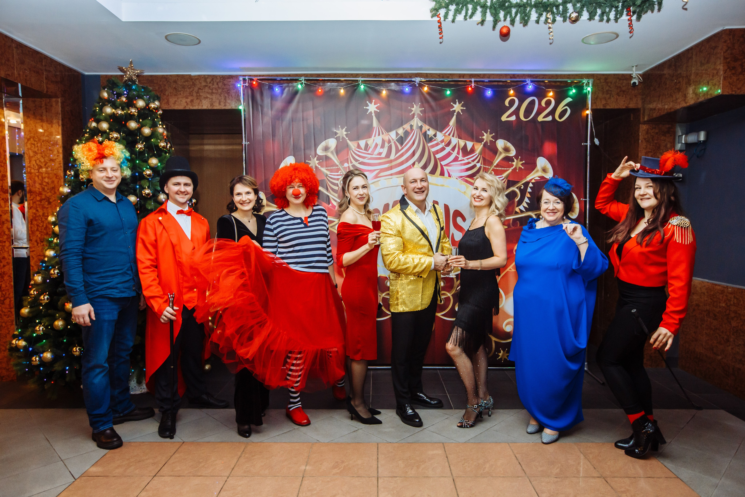 Фото Съёмка новогоднего корпоратива в Москве