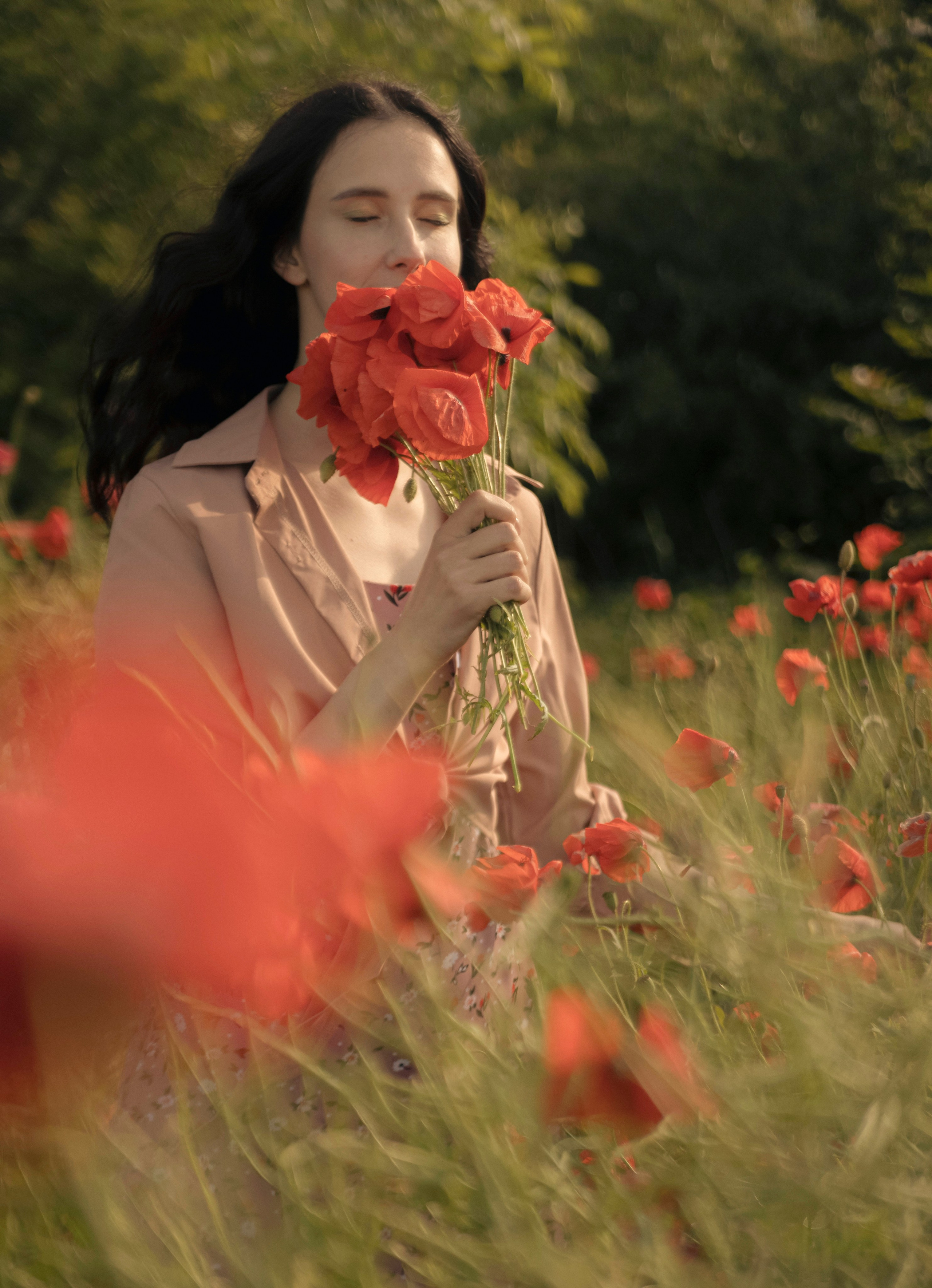 В Маках. Портретный фотограф в Калининграде Алеся Раух