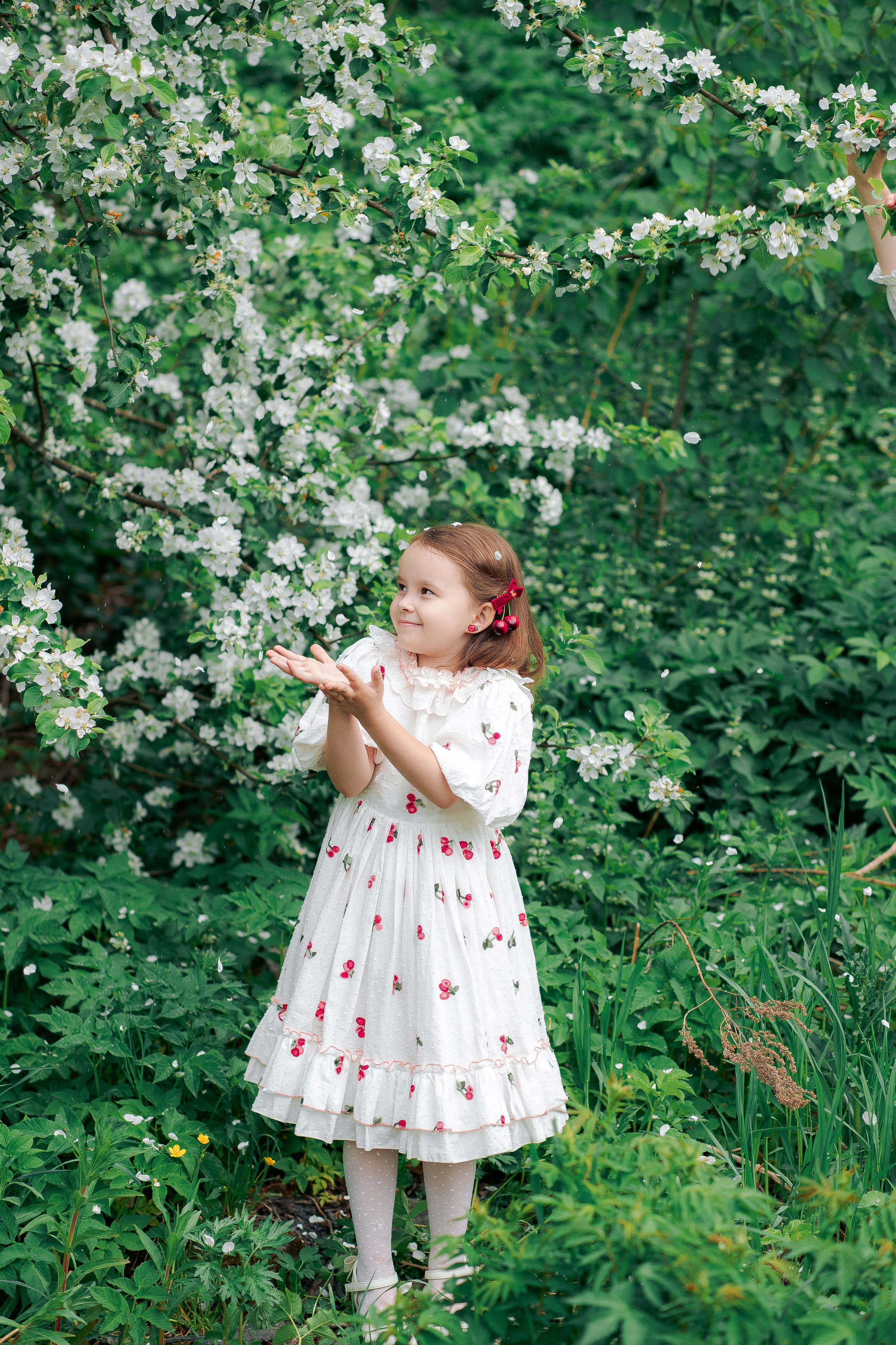 Фотосессия мамы и дочки цветение — Муринский парк. Фотограф в Санкт-Петербурге, Анна Скворцова