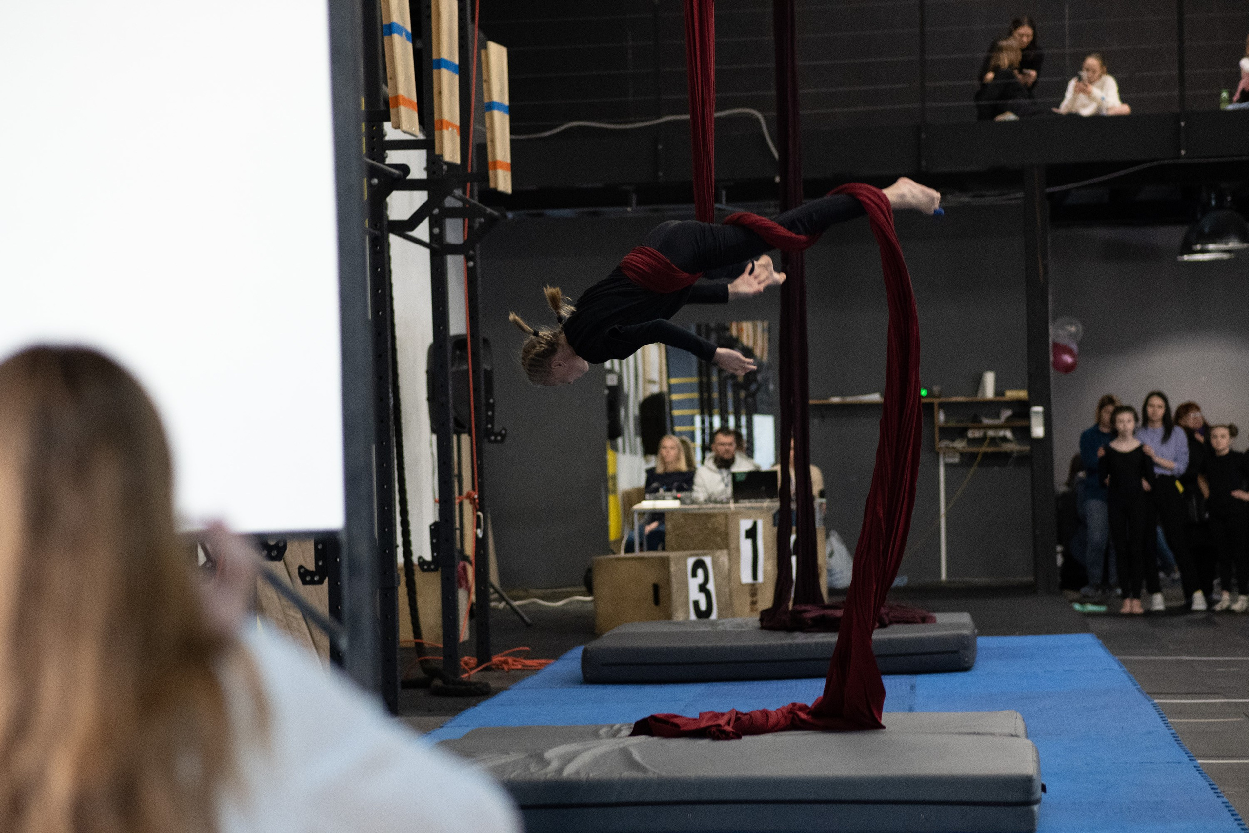 Внутриклубные соревнования по воздушной гимнастике 02.04.23