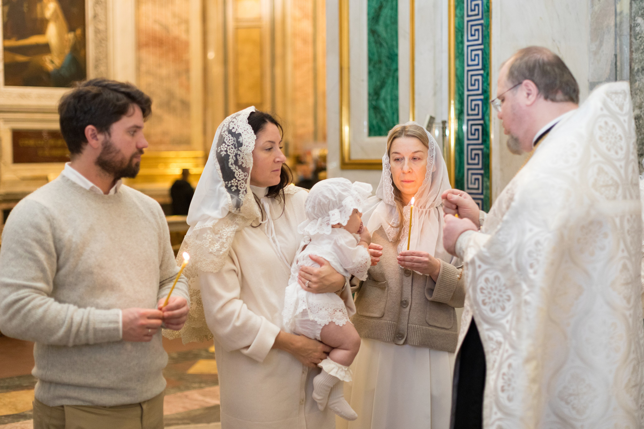 Крещение в Исакиевском соборе. Детский и контент фотограф Надя Волкова Санкт-Петербург