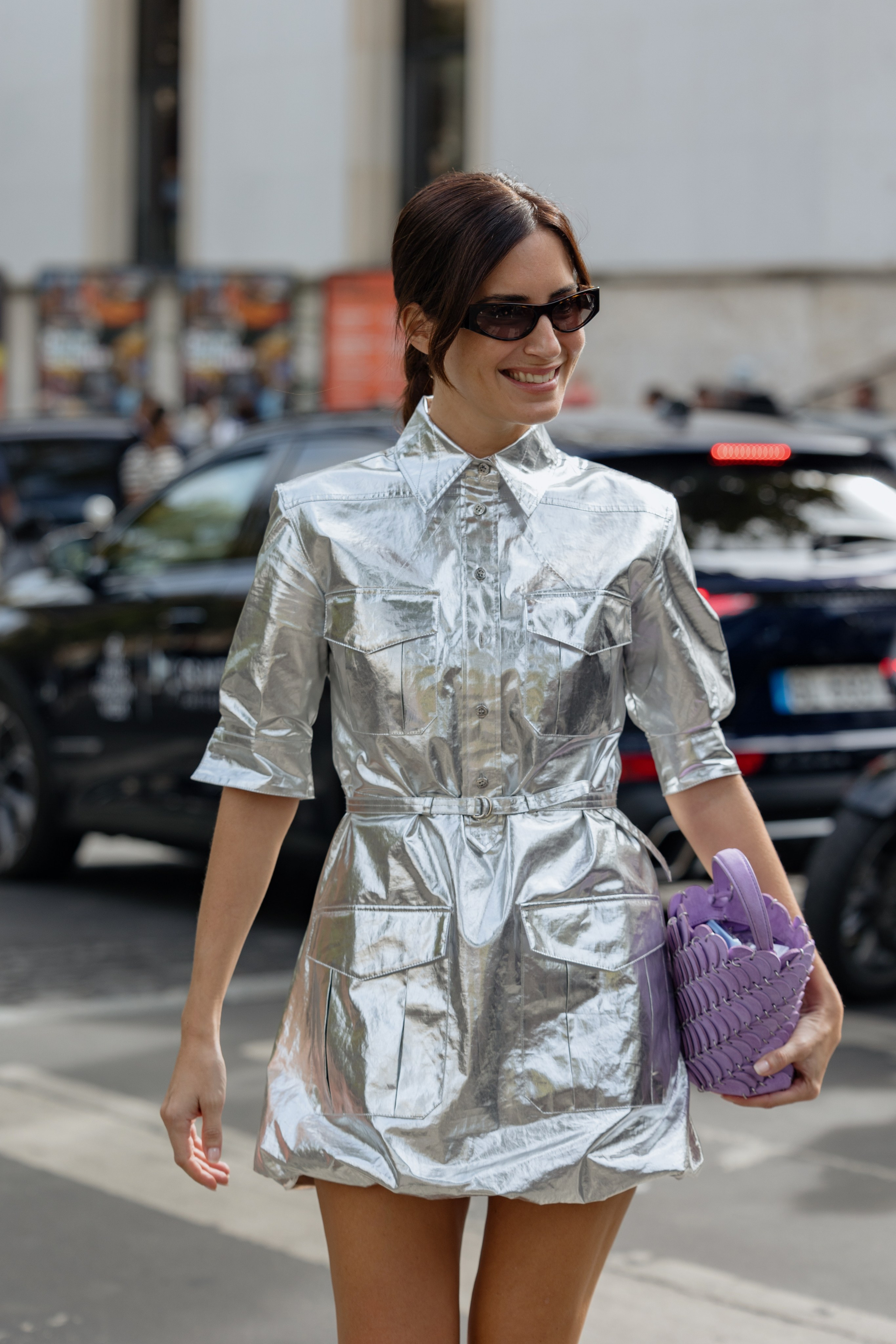 PFW SPRING SUMMER 2024 RABANNE. Photographer in Milan Ivan Goncharov