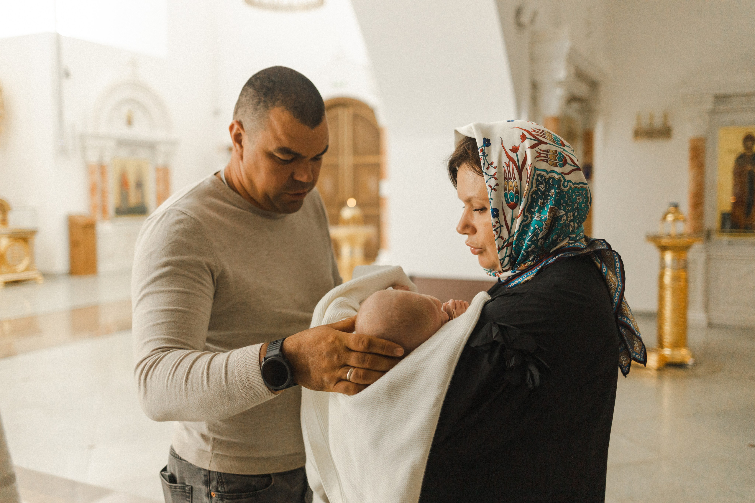 Крещение Стефании. Семейный фотограф в Москве