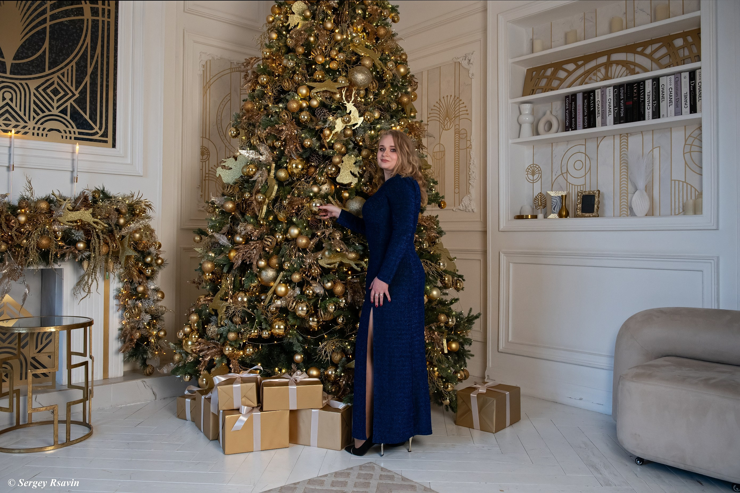 В Новогодней студии. Фотограф в Москве Сергей Рсавин