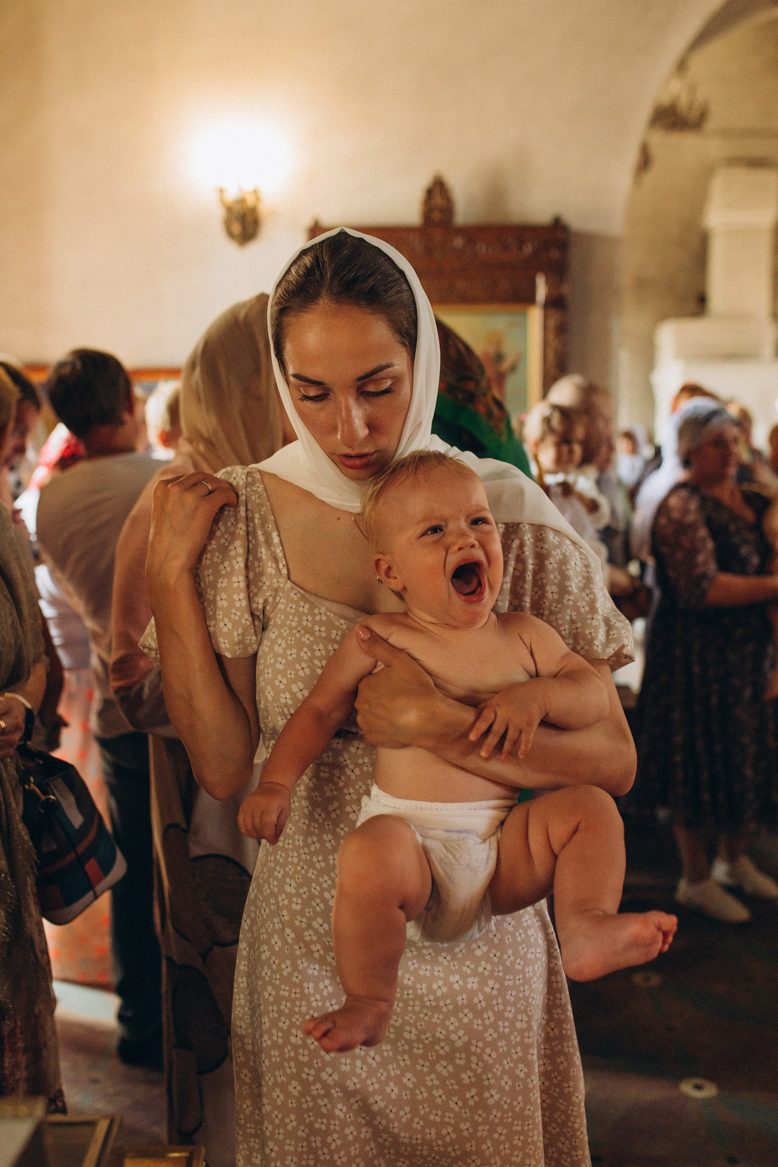 Крещение Марии. Семейный фотограф в Обнинске