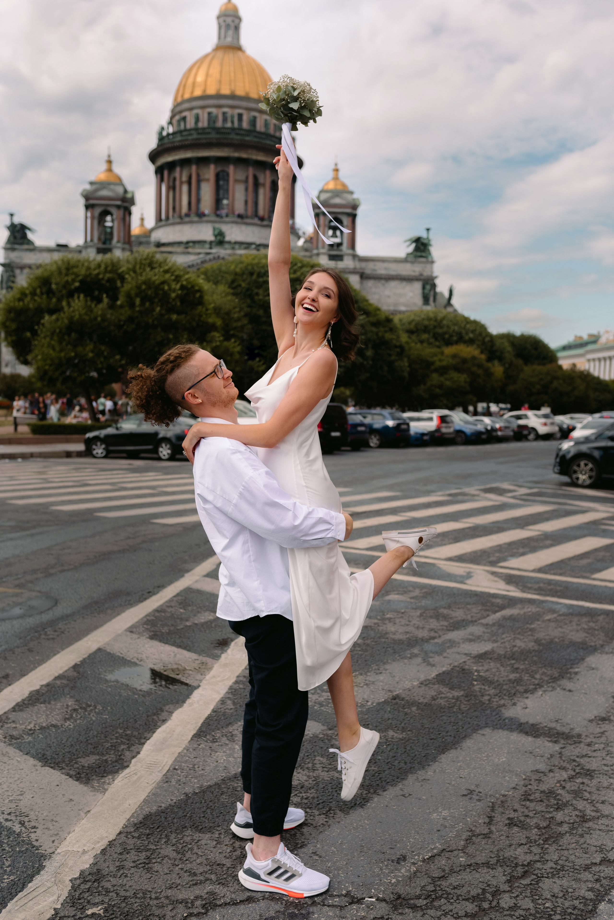 Свадебная фотосессия в студии. Фотограф Юлия Кондратьева