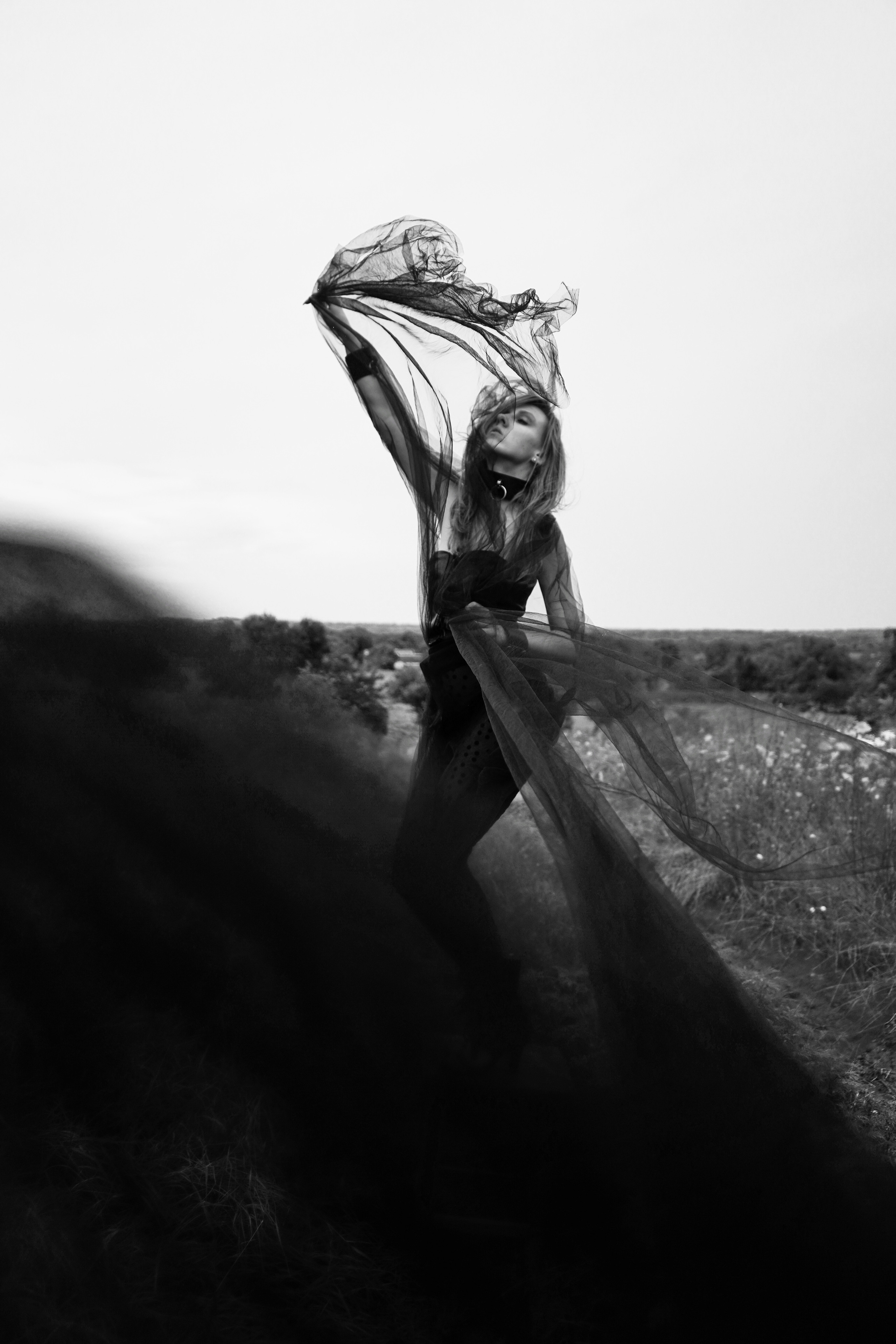 Женский портрет ЧБ. Фотограф в Сочи Марина Барс