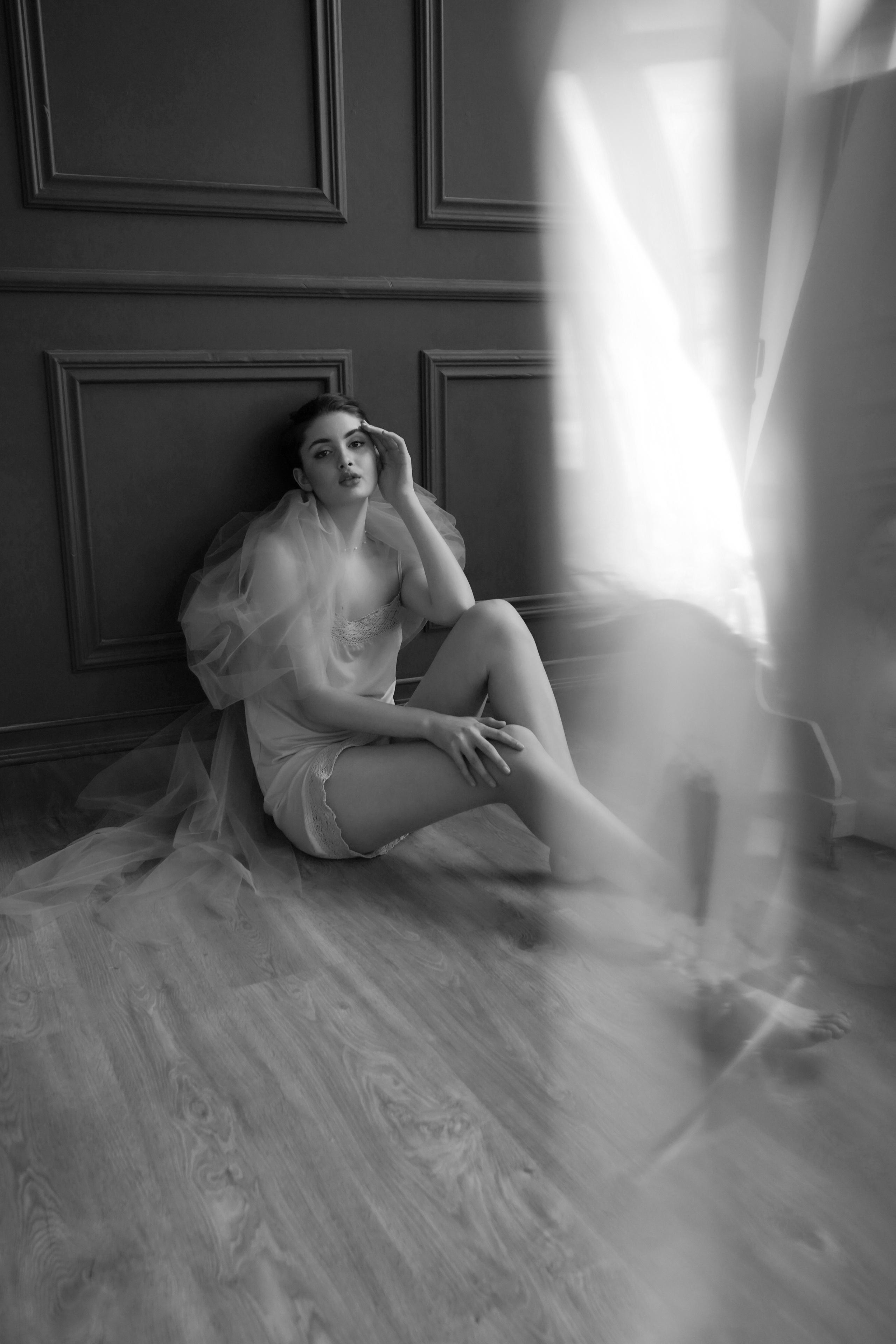 Женский портрет ЧБ. Фотограф в Сочи Марина Барс