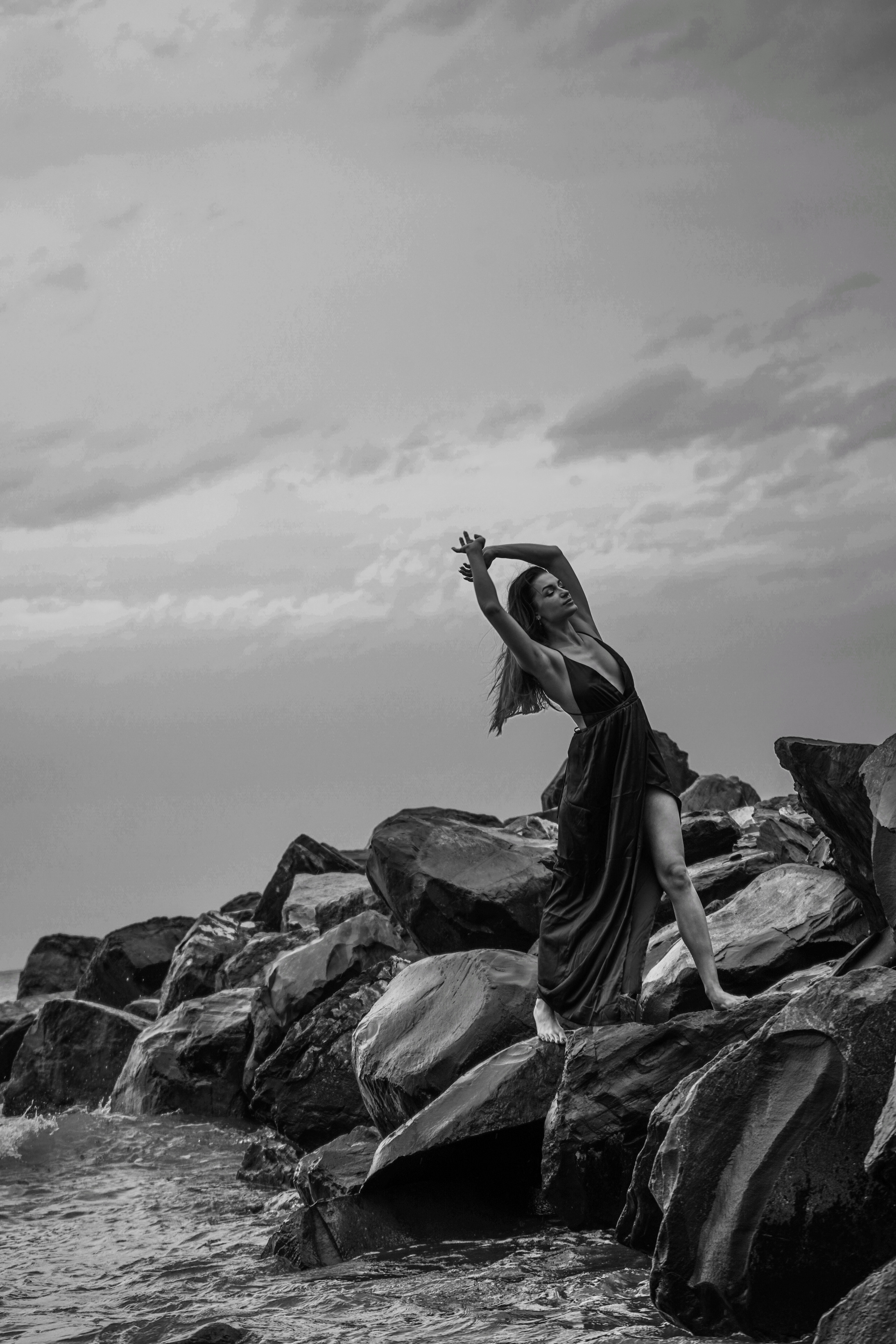 Женский портрет ЧБ. Фотограф в Сочи Марина Барс