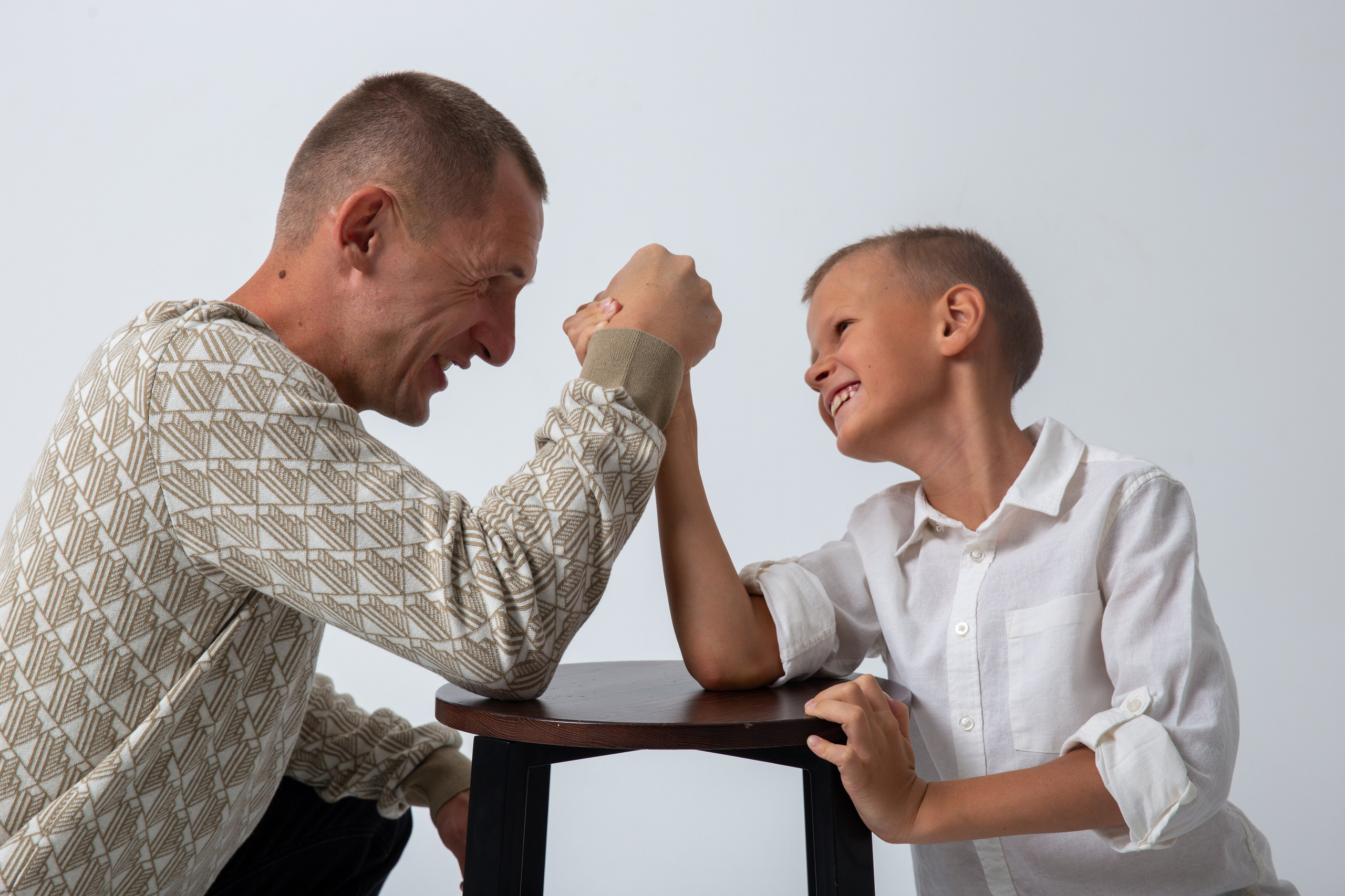 Екатерина и Александр Семейная съемка в студии. Семейный и детский фотограф в Москве и Московской области Ольга Иванютина