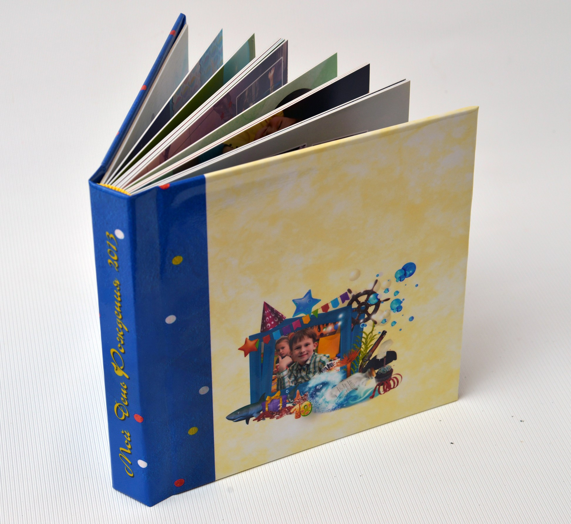 Фотокнига о Дне рождения ребёнка. Выпускные фотокниги, фотосъемка, видеосъемка в Челябинске и области