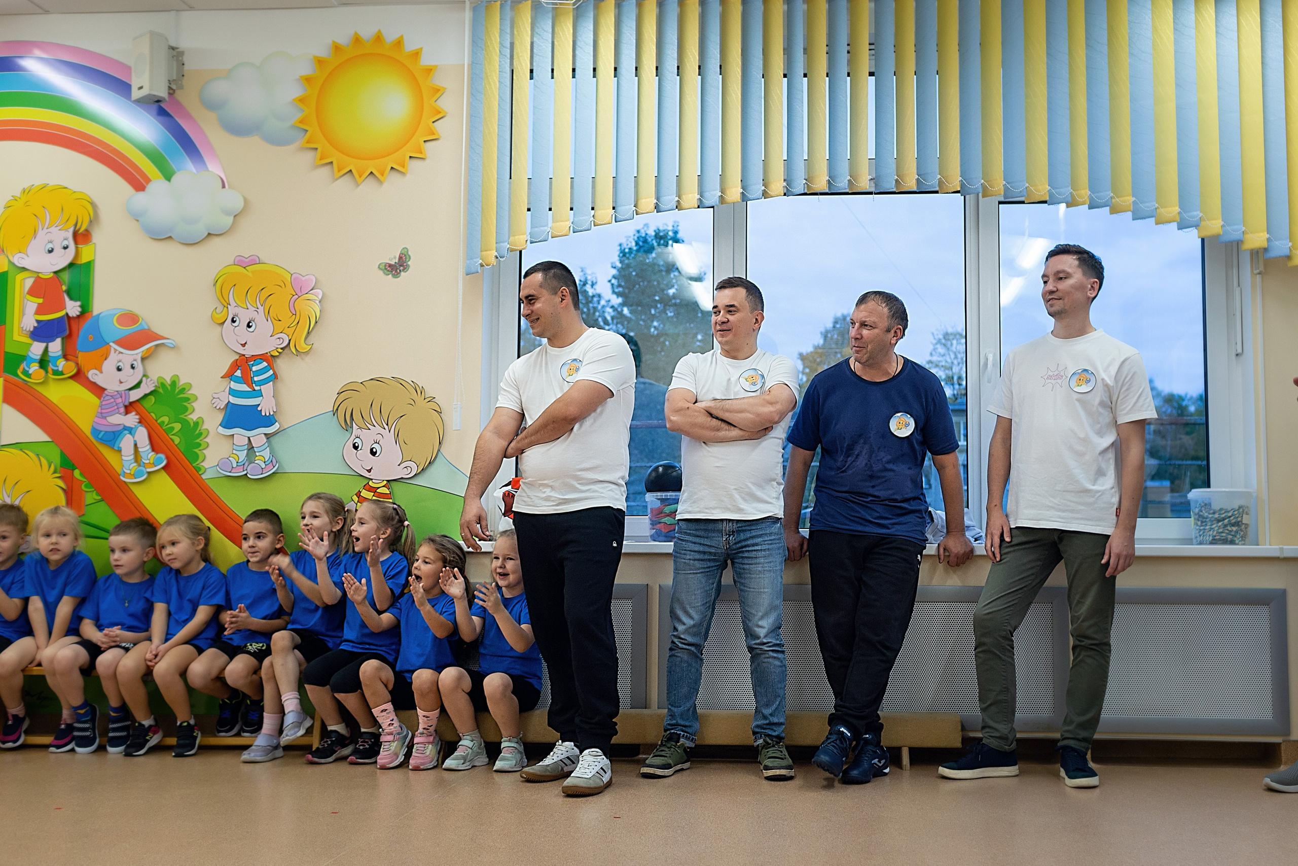 День пап в детском саду_2024. Семейный фотограф в Санкт-Петербурге