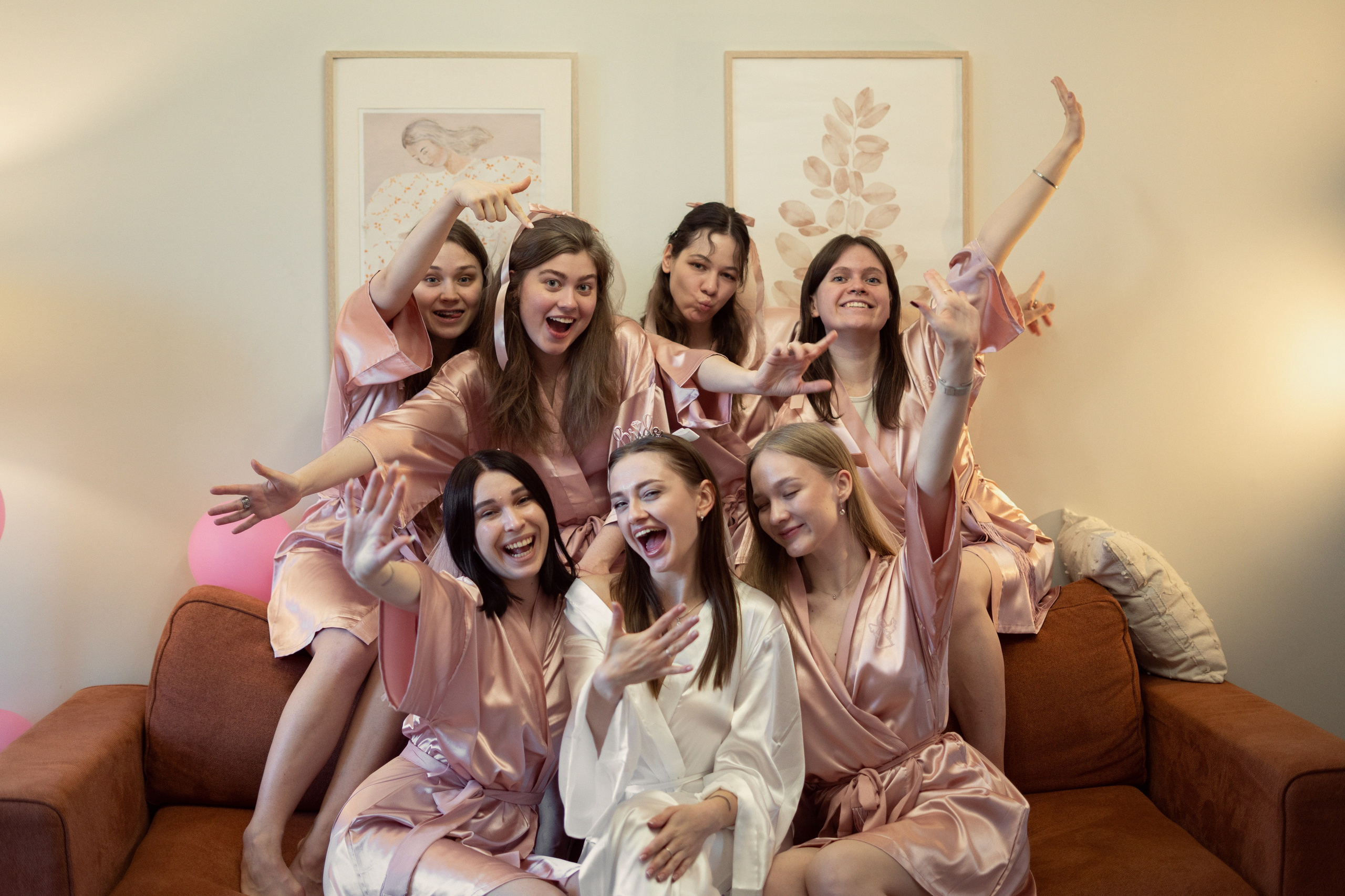 Девичник Анастасии. Свадебный и портретный фотограф в Санкт-Петербурге Софья Каркачева