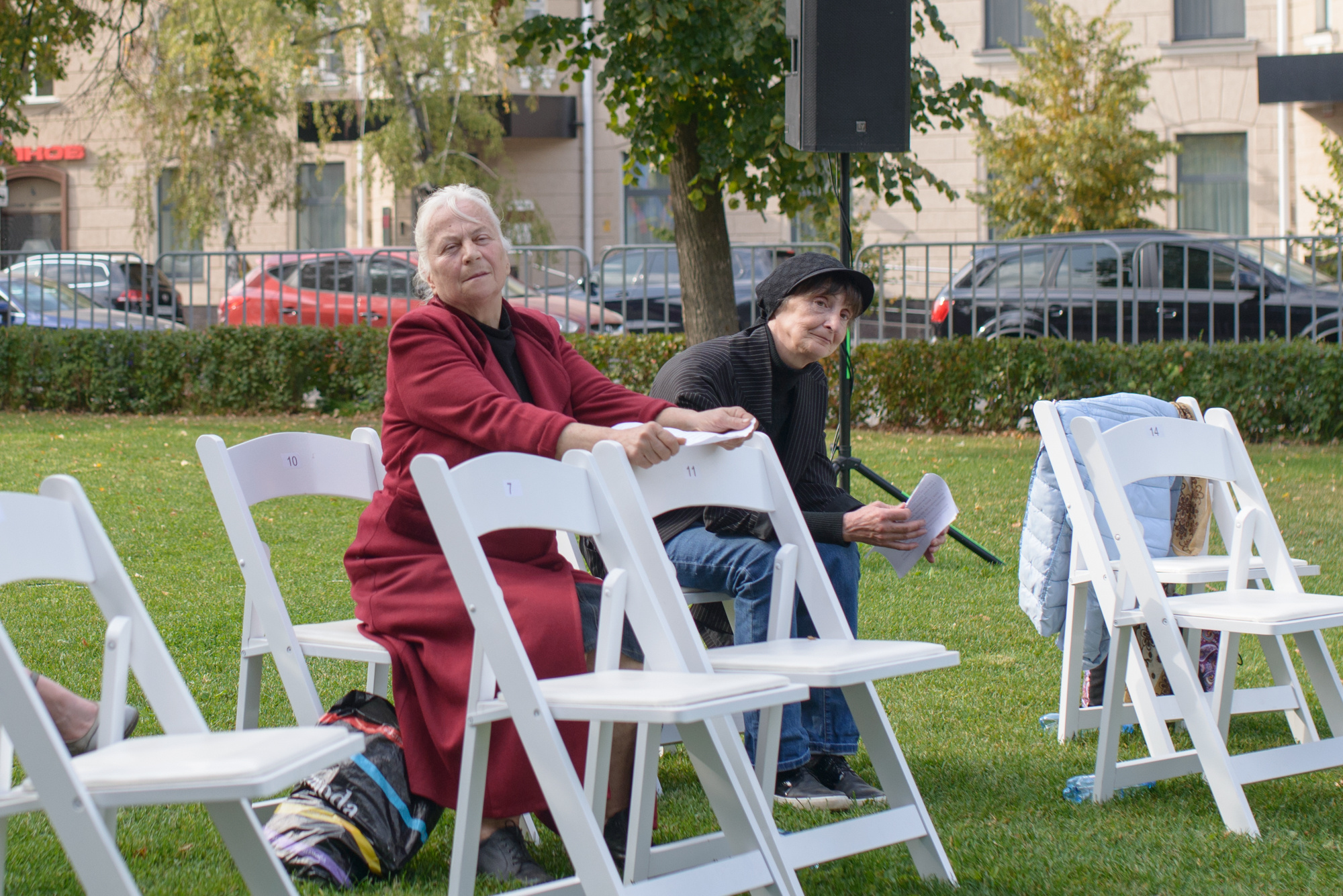 Collective reading at the Platonov Festival Book Fair in Voronezh. Porto Photographer Kristina Brazhnikova