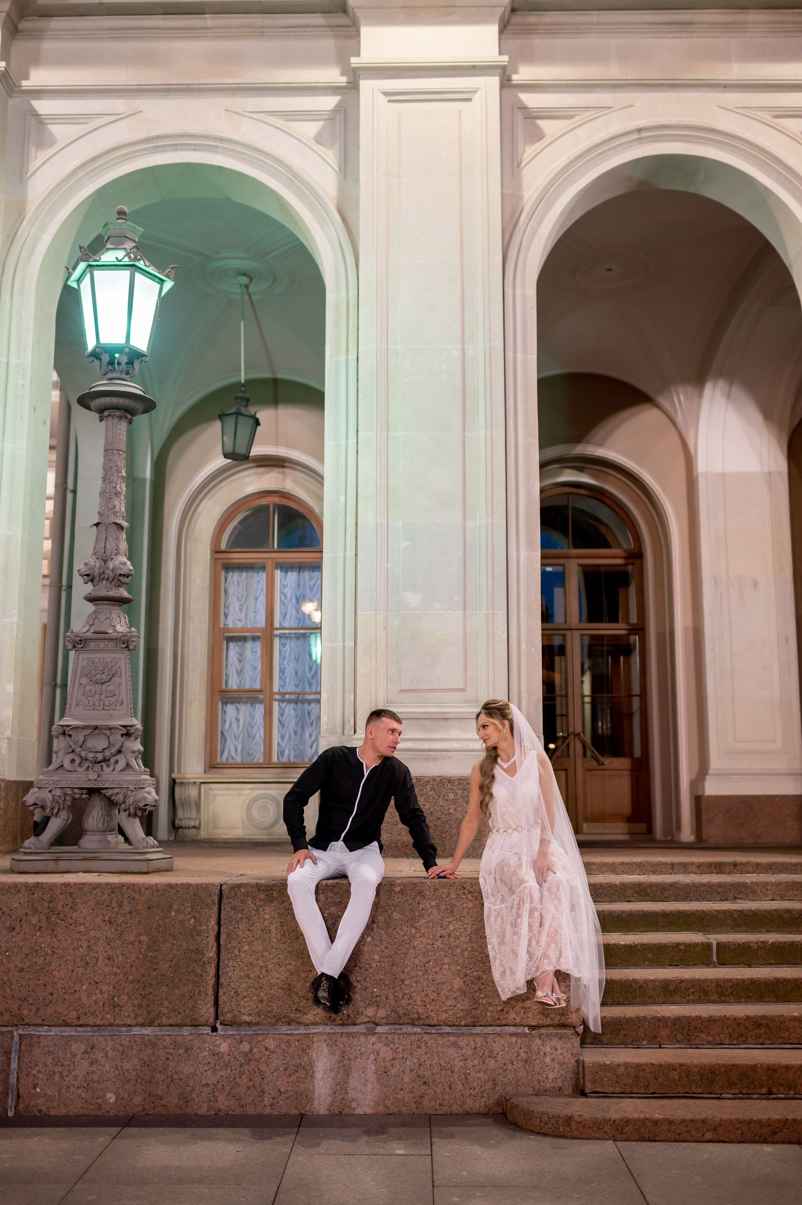 Екатерина и Андрей (свадебная фотосессия в вечернем Петербурге). Портретный, семейный и свадебный фотограф в Санкт-Петербурге и в Пушкине Ширяев Денис