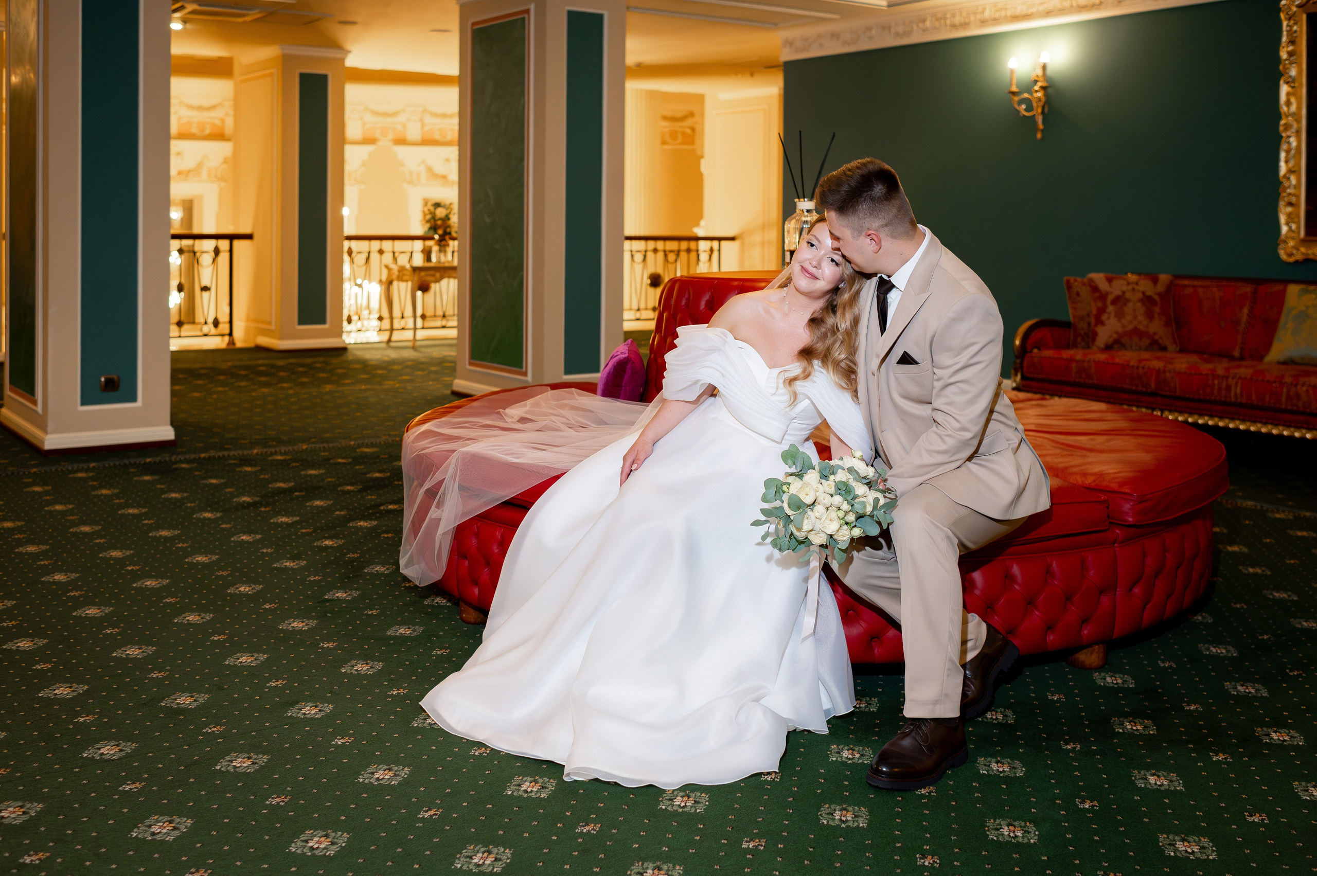 Надежда и Леонид (отель Талион Империал, Дворец Елисеевых). Портретный, семейный и свадебный фотограф в Санкт-Петербурге и в Пушкине Ширяев Денис