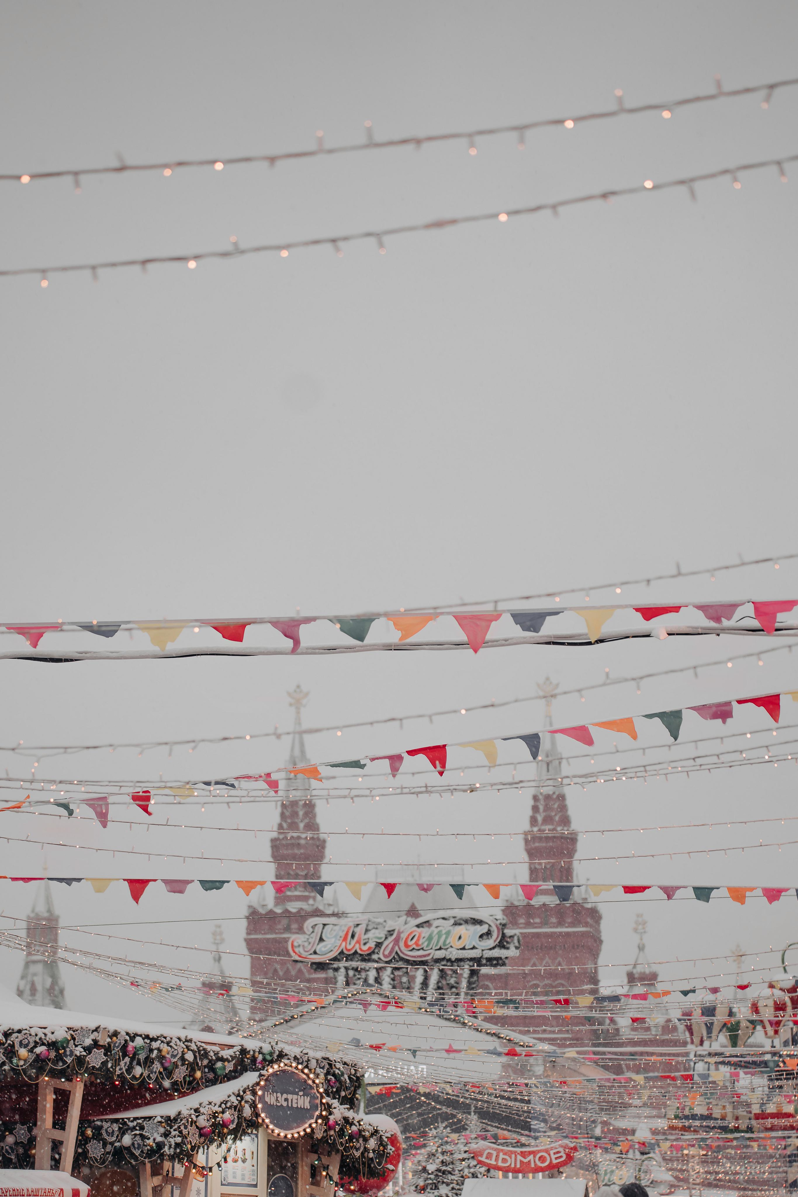 Новогодняя фотосессия на Красной площади для Мигеля и Марины