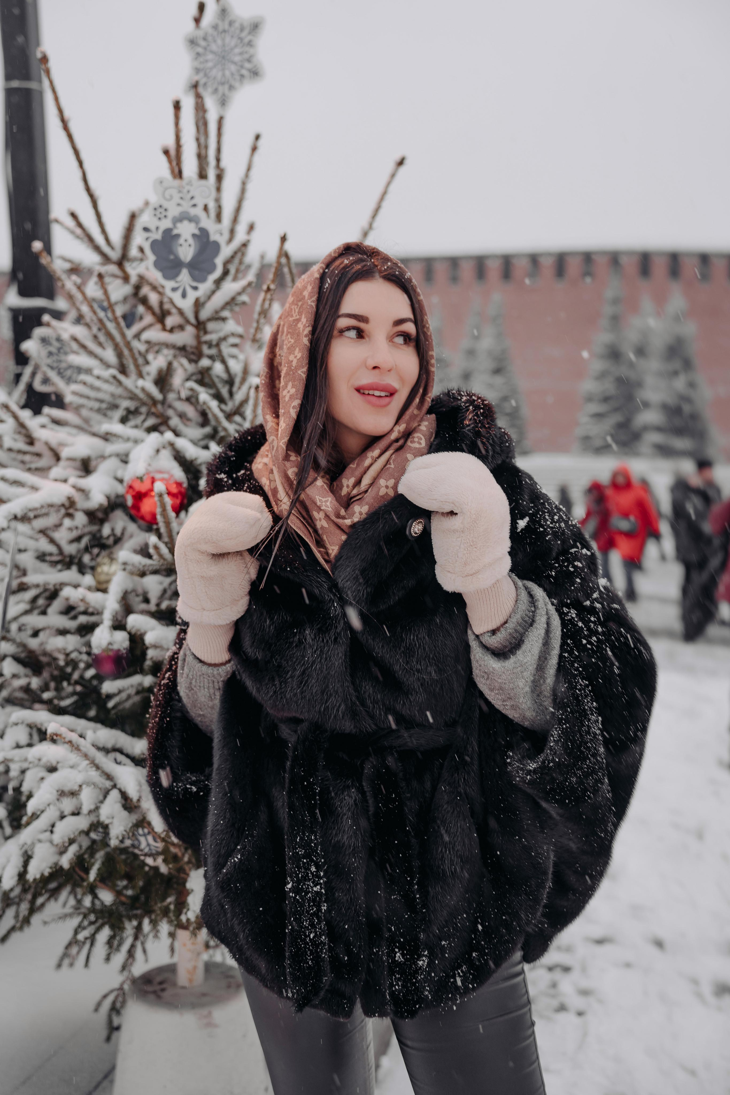 Новогодняя фотосессия на Красной площади для Мигеля и Марины